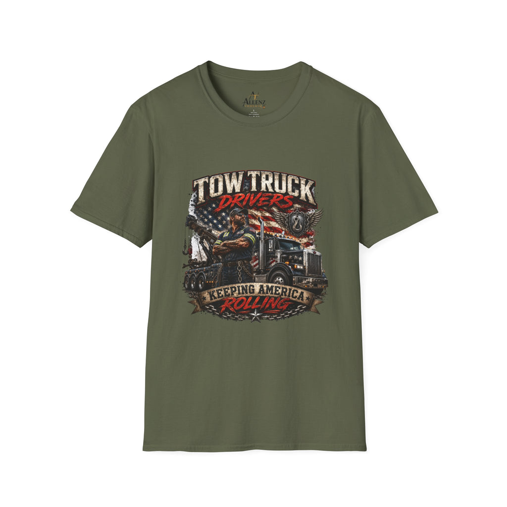 Tow Truck Driver Unisex Softstyle T-Shirt