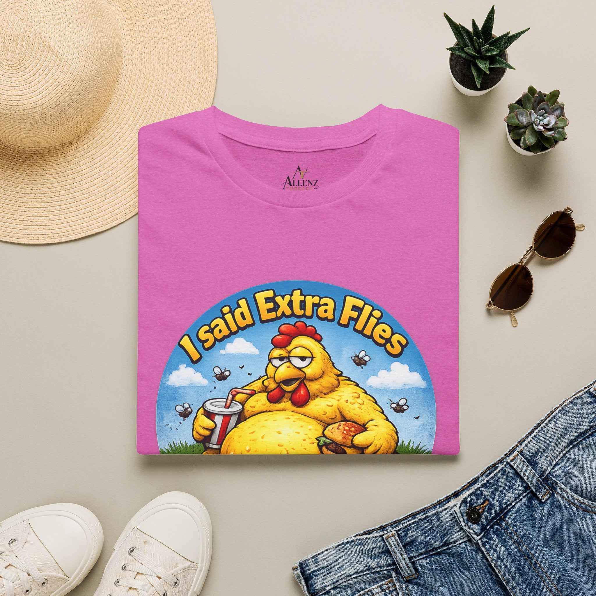 🍔 “I Said Extra Flies, Not Exercise!” 🍔
