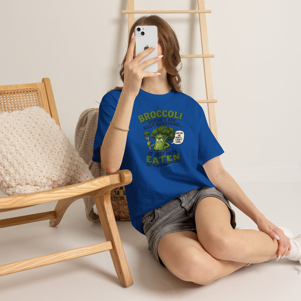 Broccoli head Unisex Heavy Cotton Tee