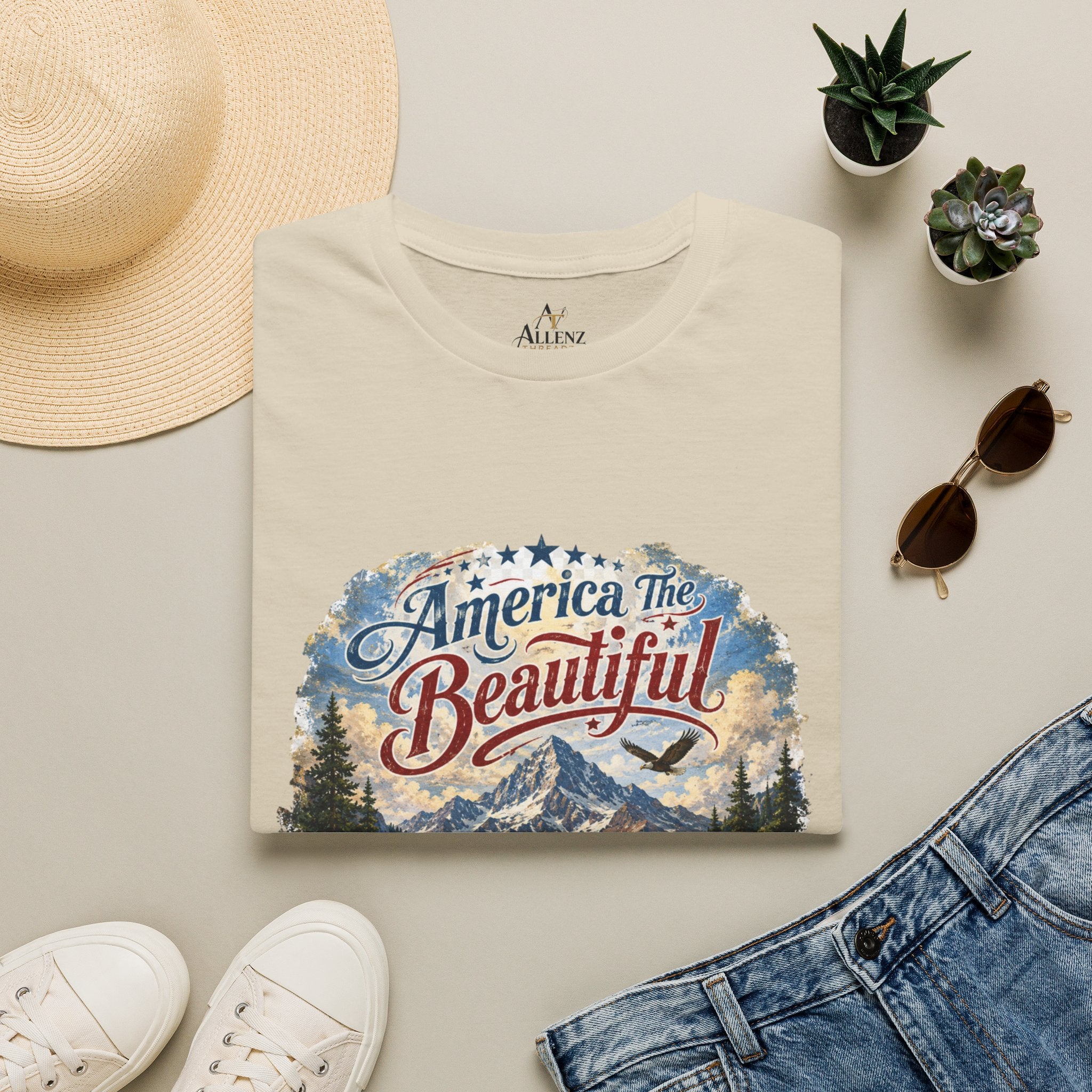 America the Beautiful Unisex Softstyle T-Shirt