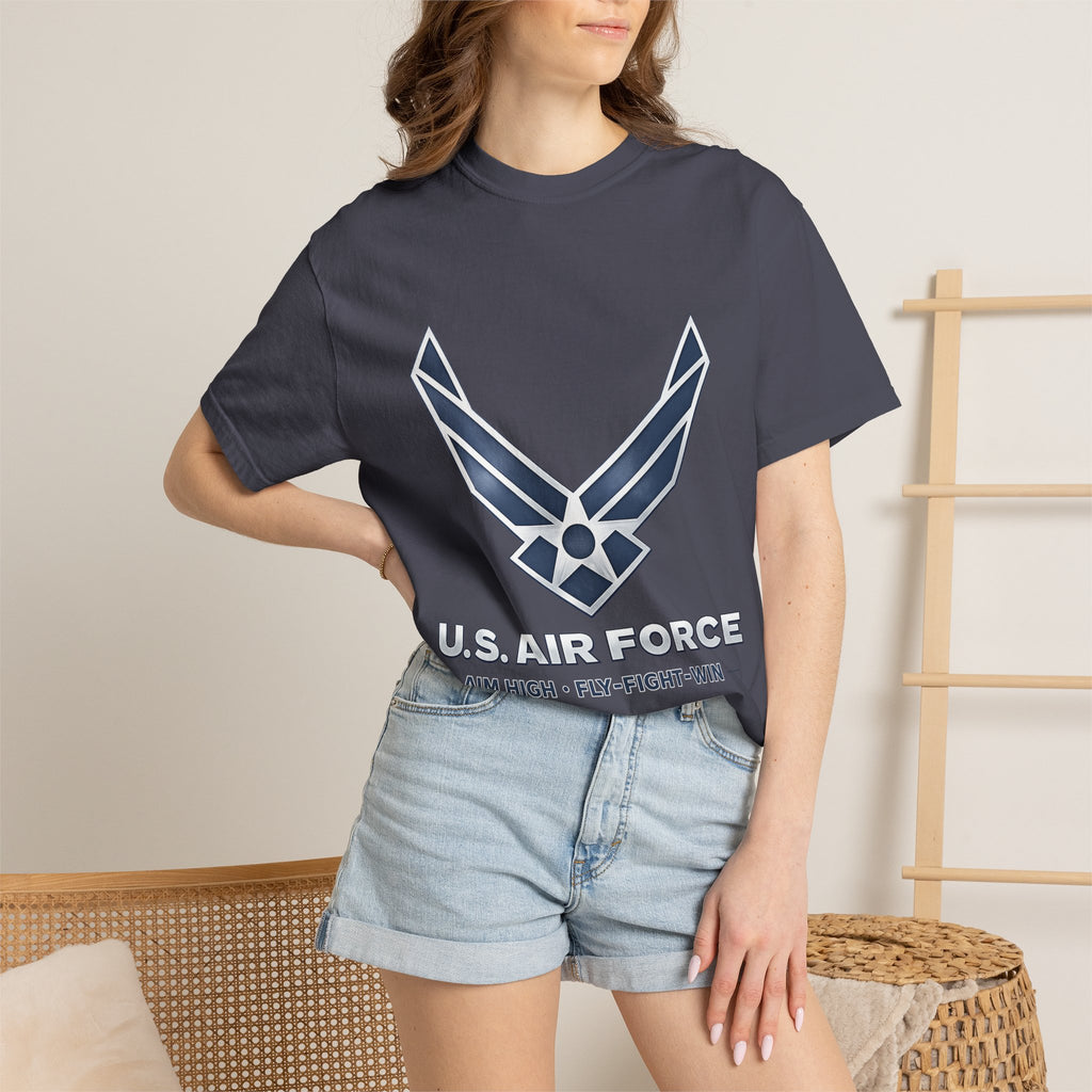 U.S. Air Force Logo T-Shirt — Aim High • Fly Fight Win