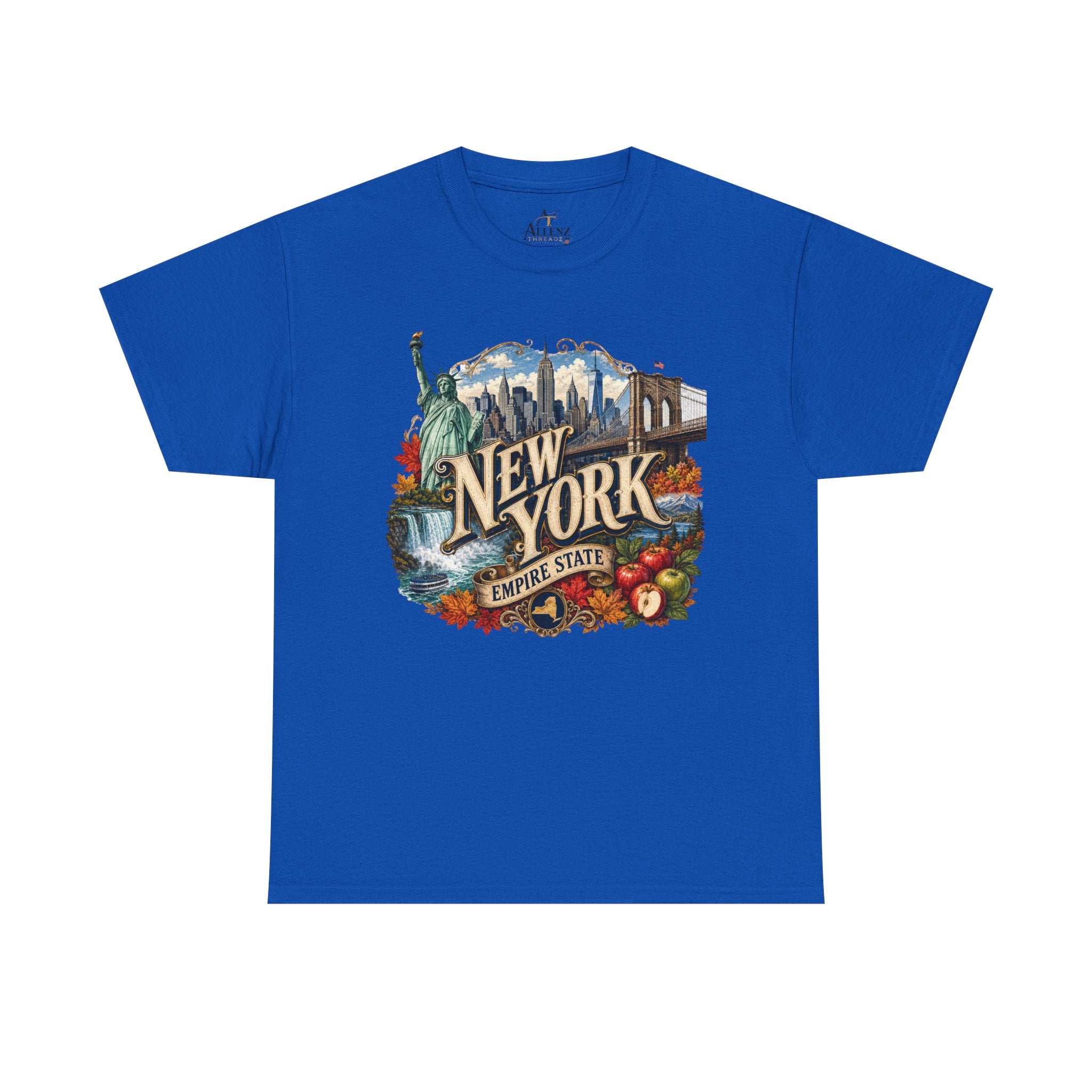 Unisex Heavy Cotton Tee🗽 New York – Empire State Energy and Natural Wonder 🍎🌆
