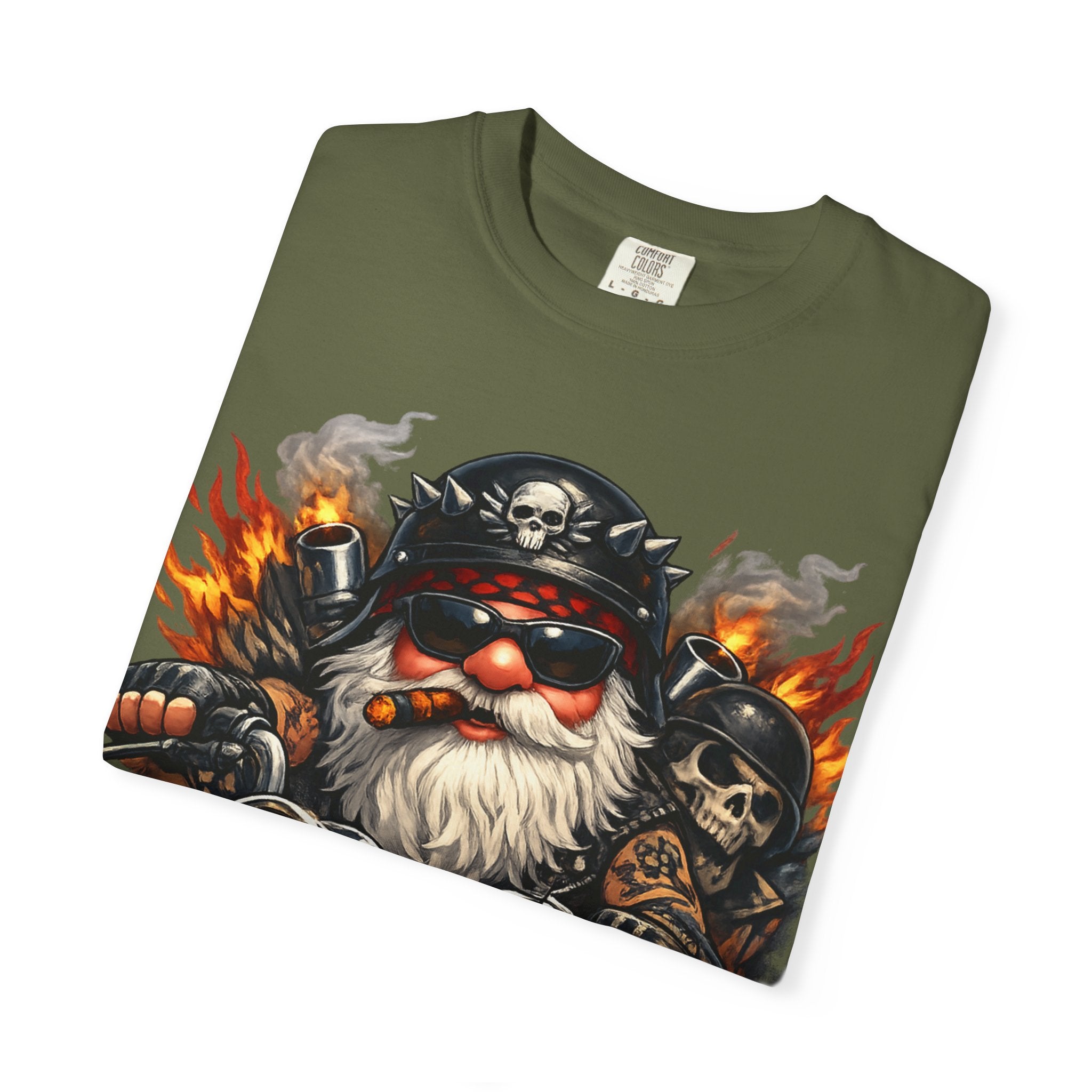 Biker Life T-Shirt — Vintage Gnome Motorcycle Graphic Tee