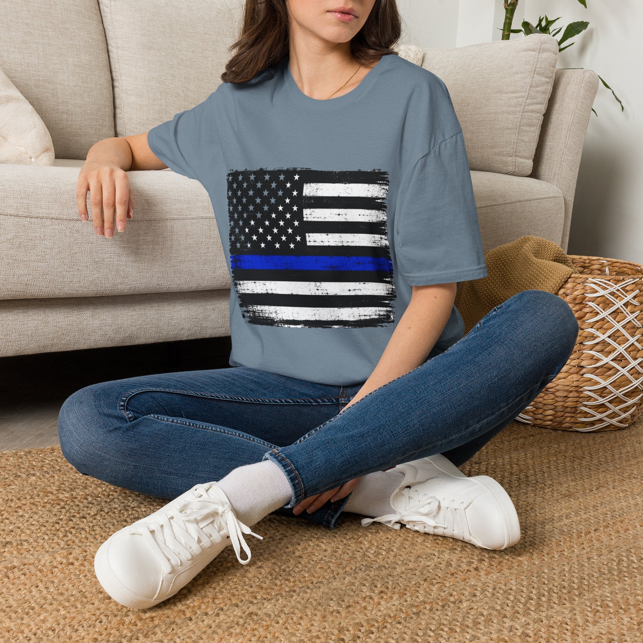 Thin Blue Line Unisex Softstyle T-Shirt