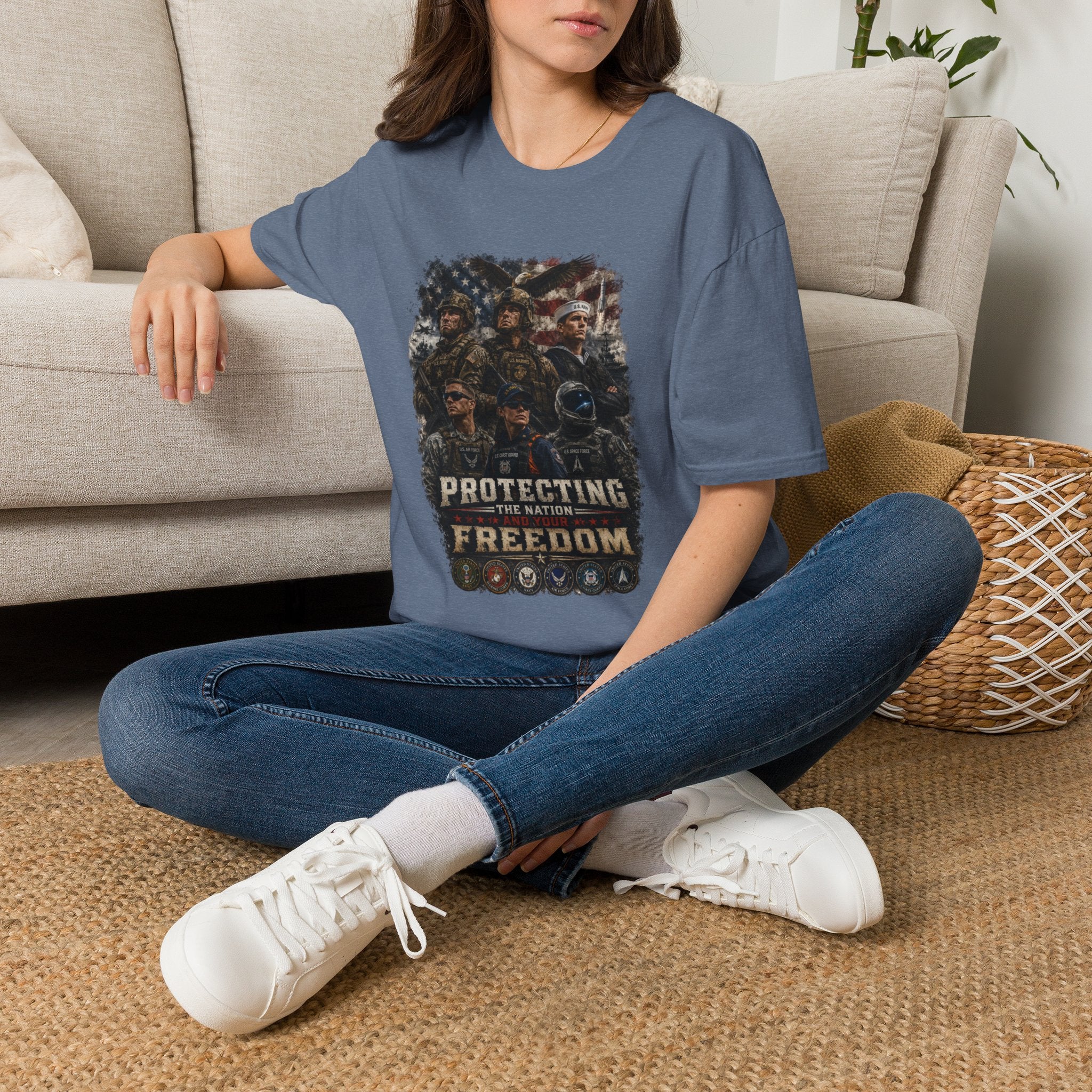Protecting the Nation Unisex Softstyle T-Shirt