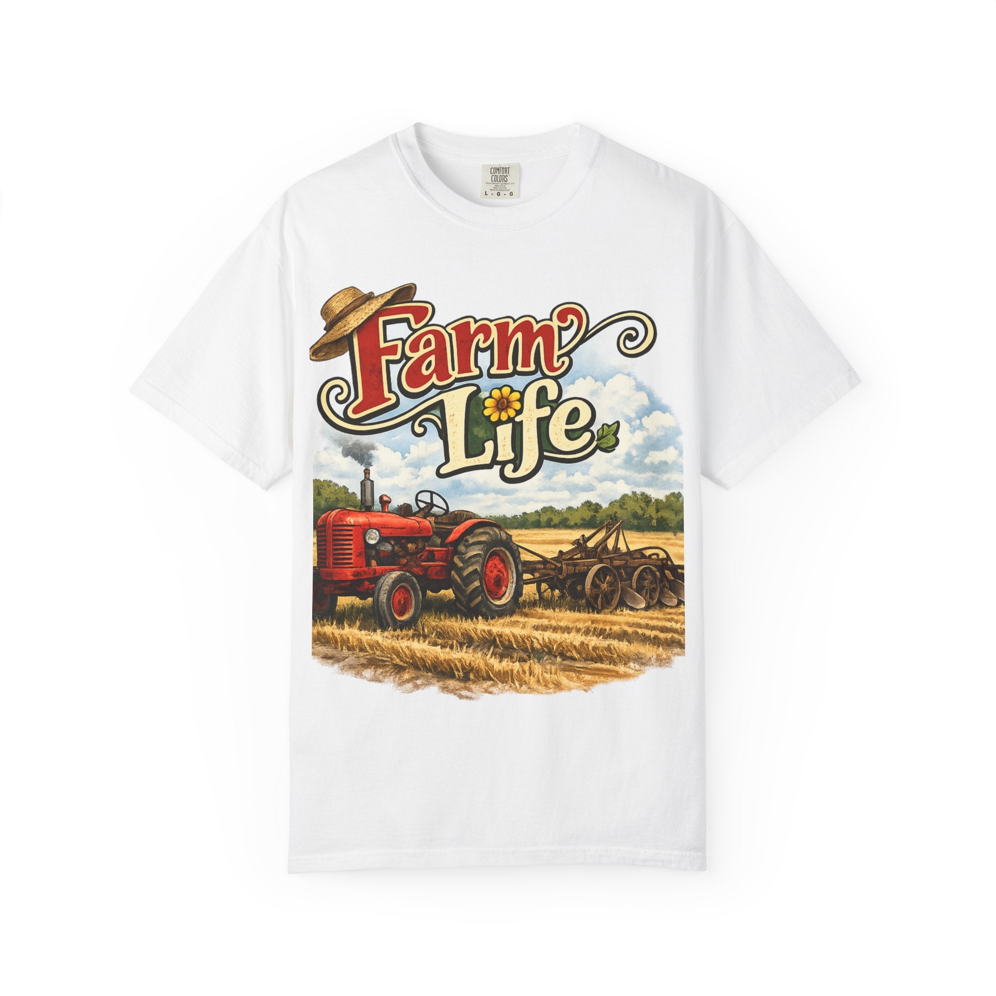 Farm Life T-Shirt — Vintage Tractor Country Graphic Tee