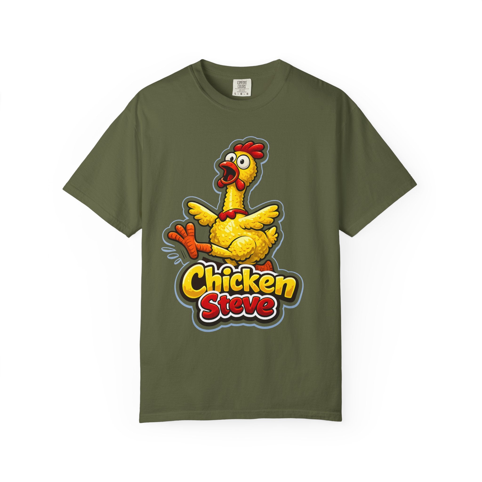 Chicken Steve T-Shirt — Funny Cartoon Chicken Graphic Tee