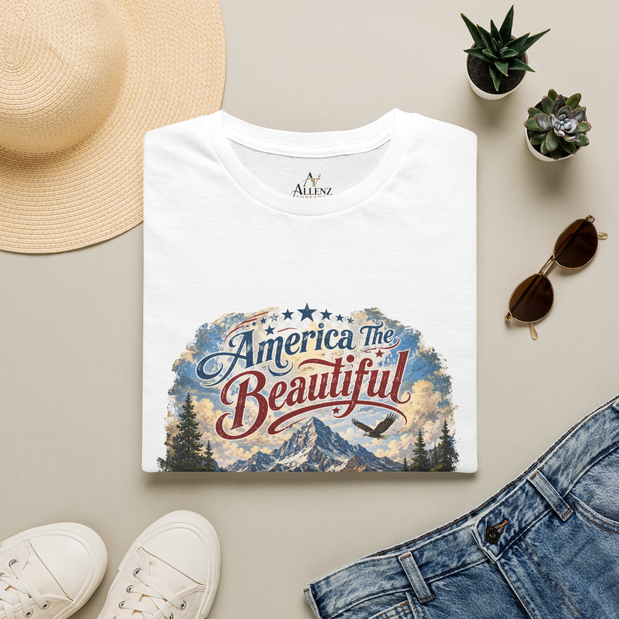 America the Beautiful Unisex Softstyle T-Shirt