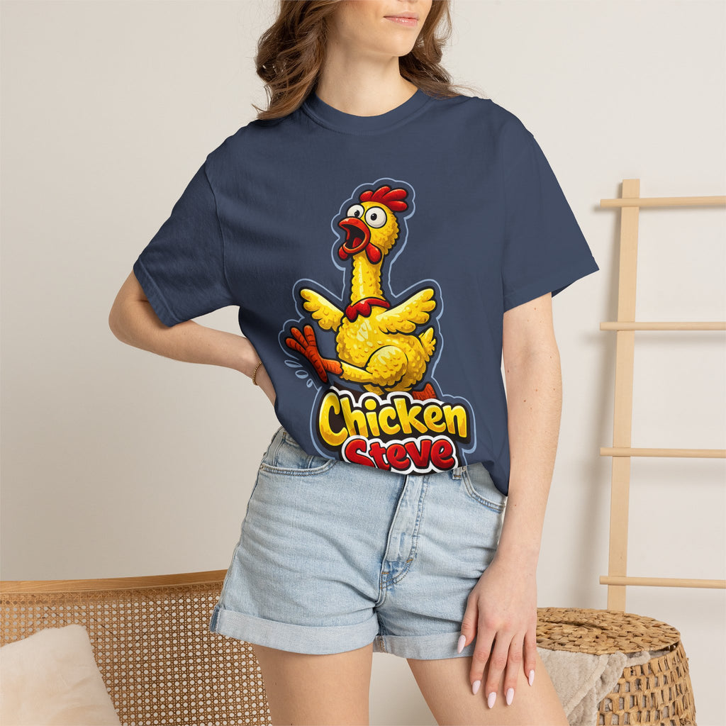 Chicken Steve T-Shirt — Funny Cartoon Chicken Graphic Tee