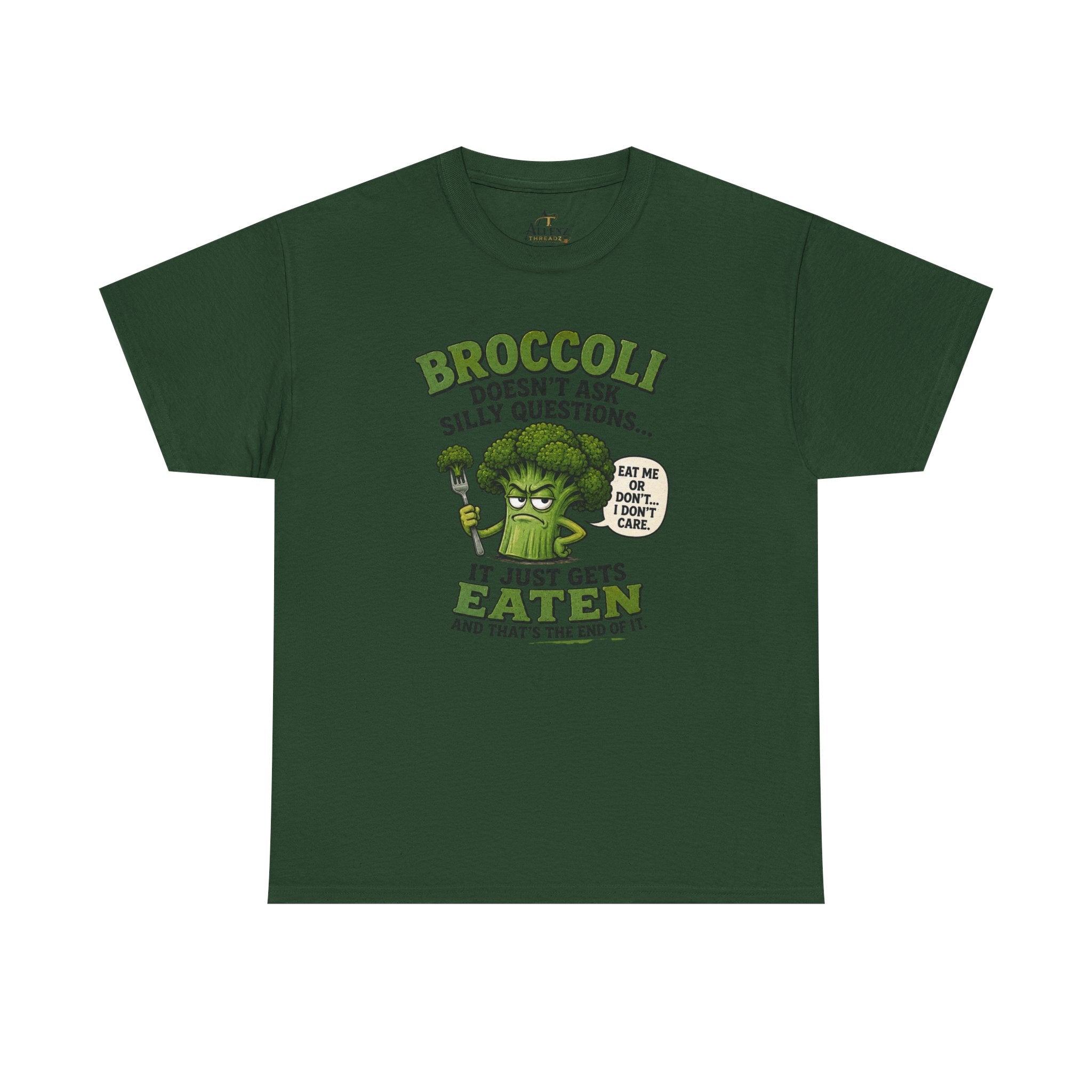 Broccoli head Unisex Heavy Cotton Tee