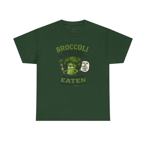 Broccoli head Unisex Heavy Cotton Tee