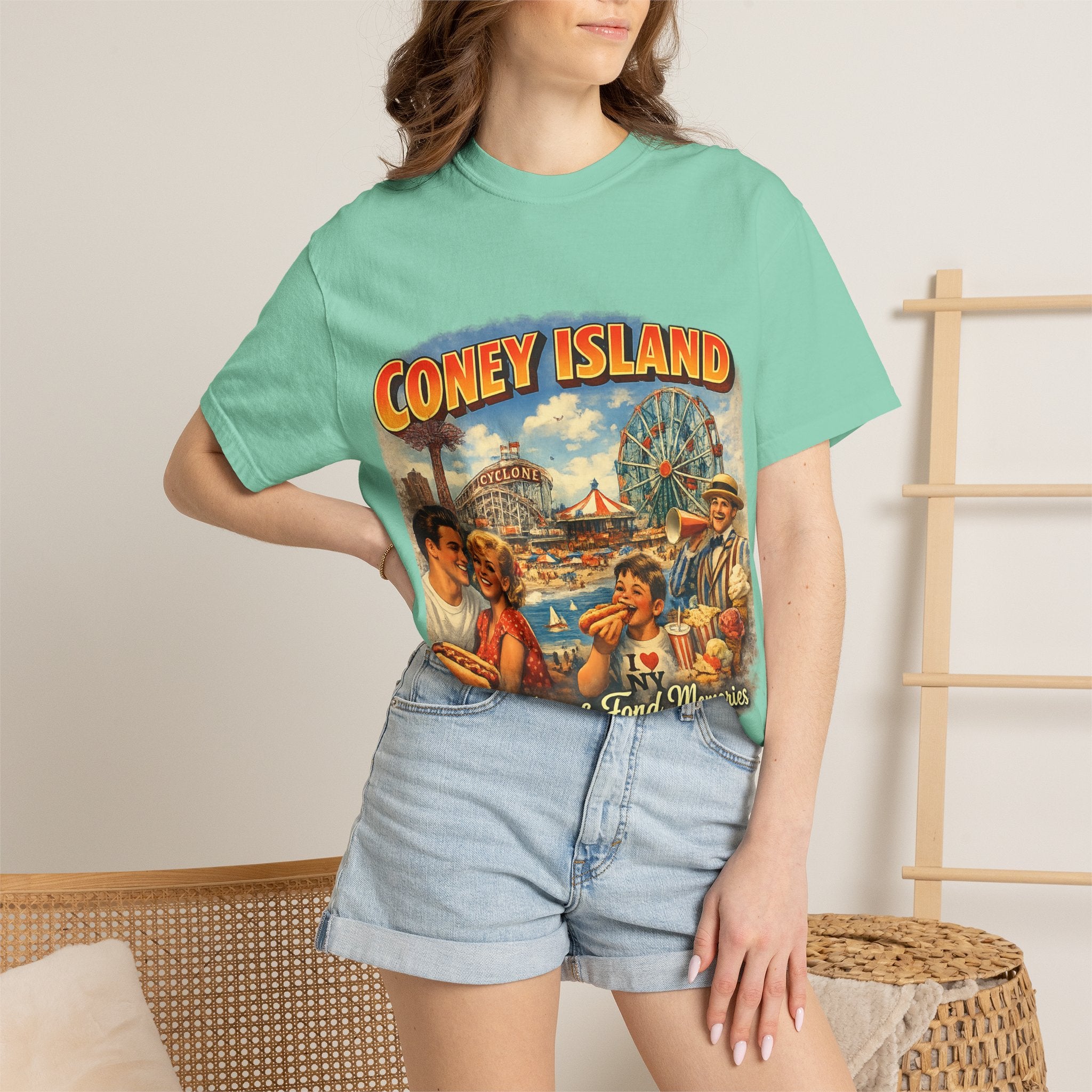 Coney Island Retro Graphic T-Shirt — "Good Times & Fond Memories"