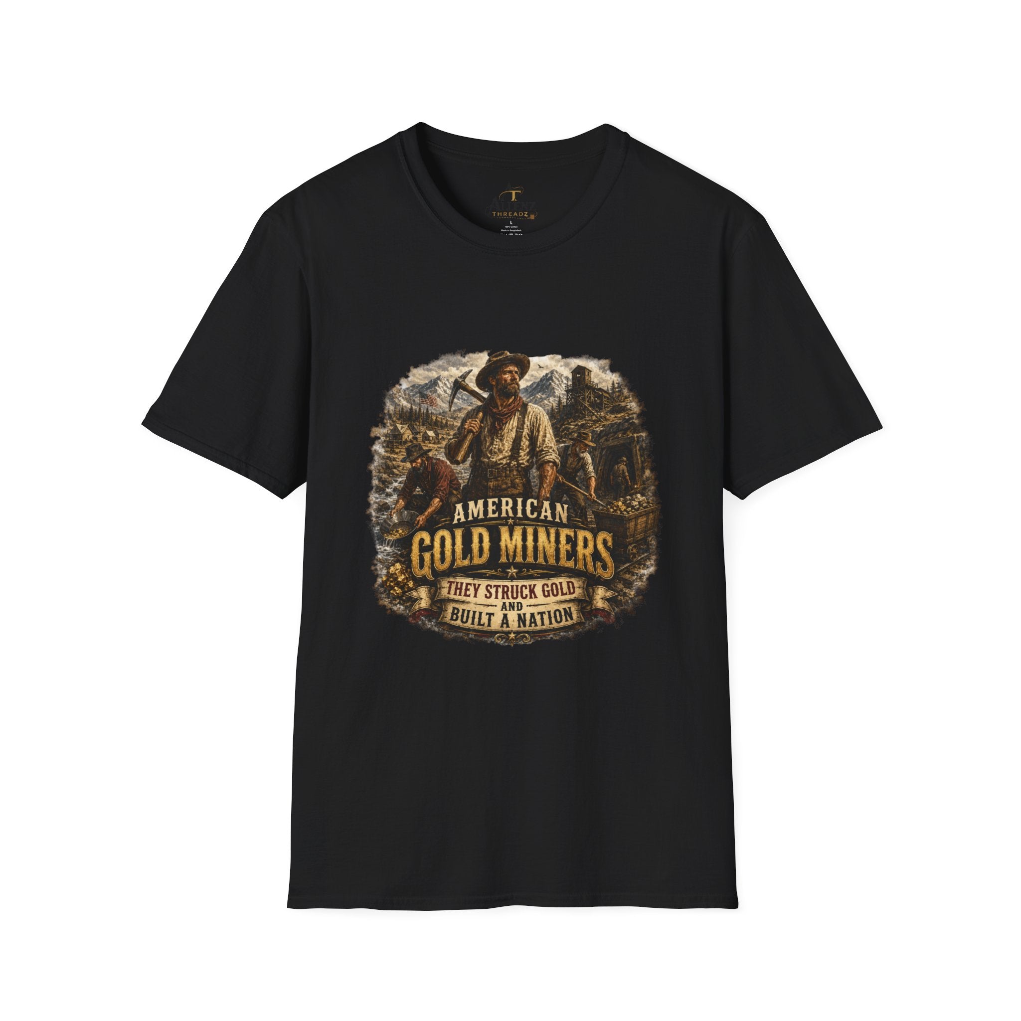 American Gold Miners Unisex Softstyle T-Shirt