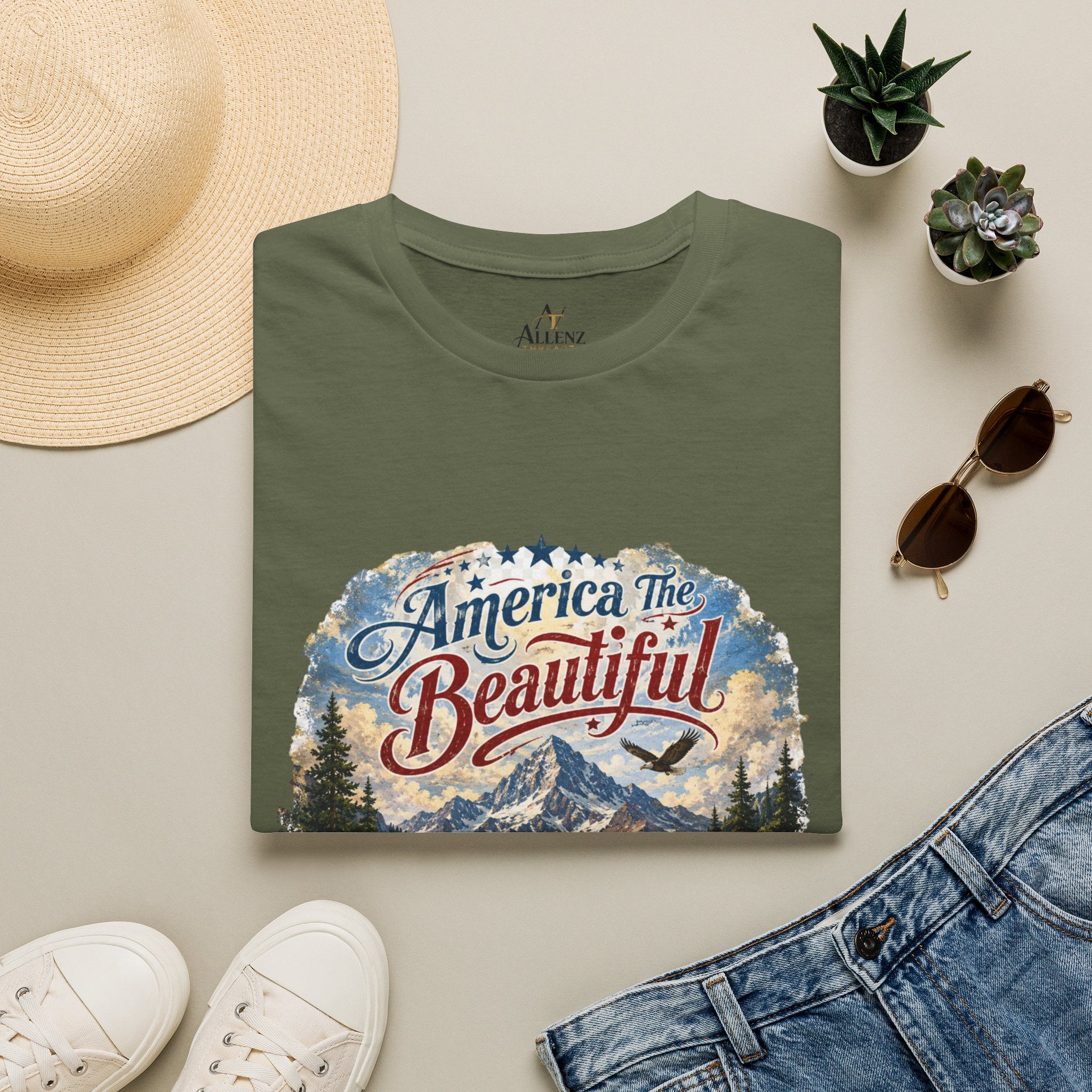America the Beautiful Unisex Softstyle T-Shirt