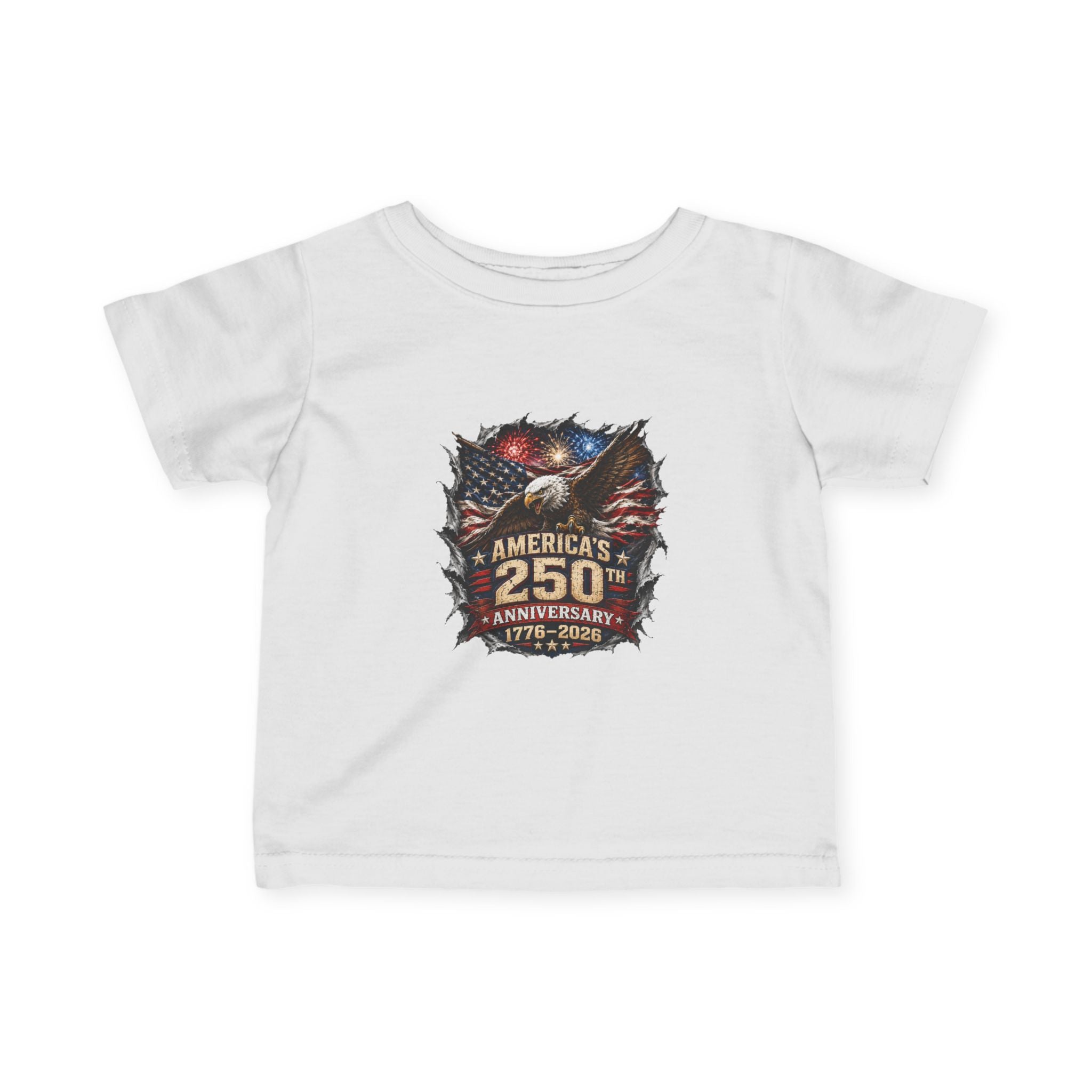 Americas 250th Anniversary Infant Fine Jersey Tee