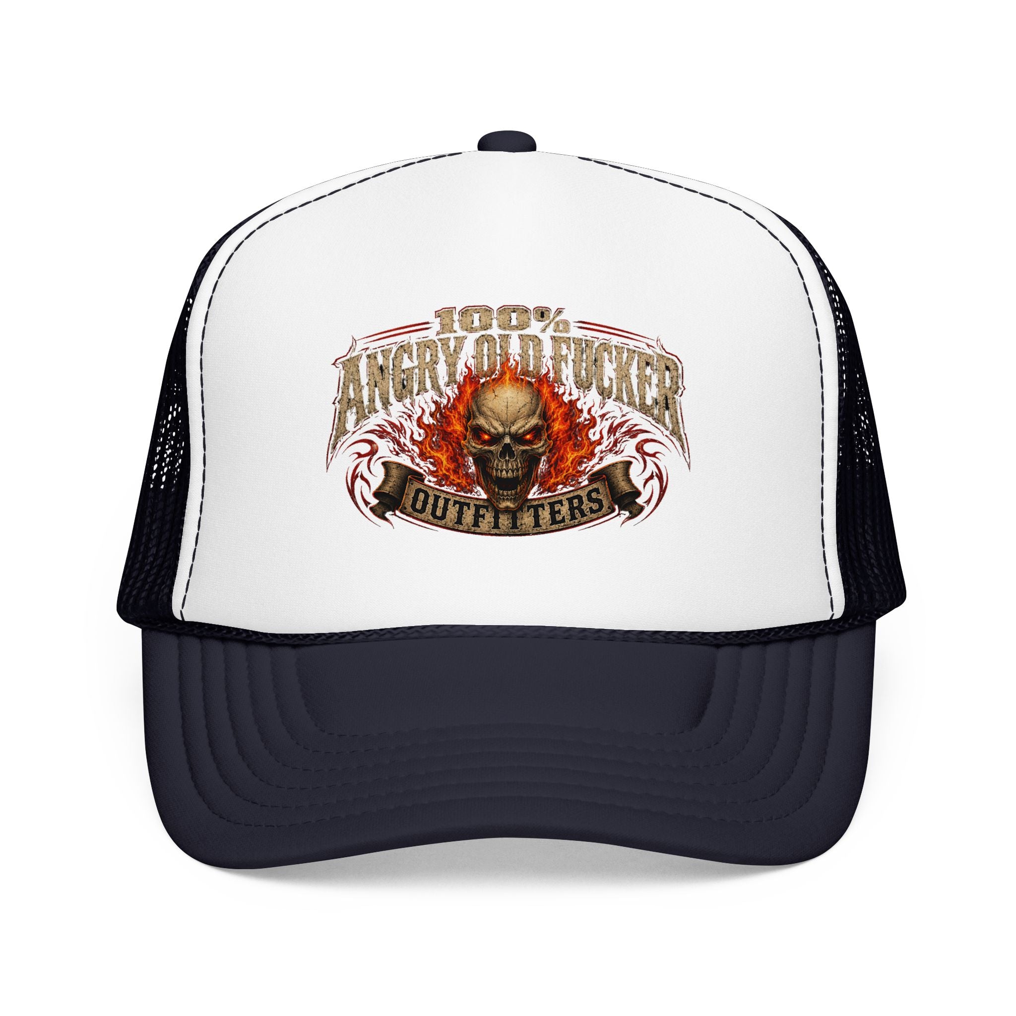 Foam Trucker Hat. 100% angry old man.