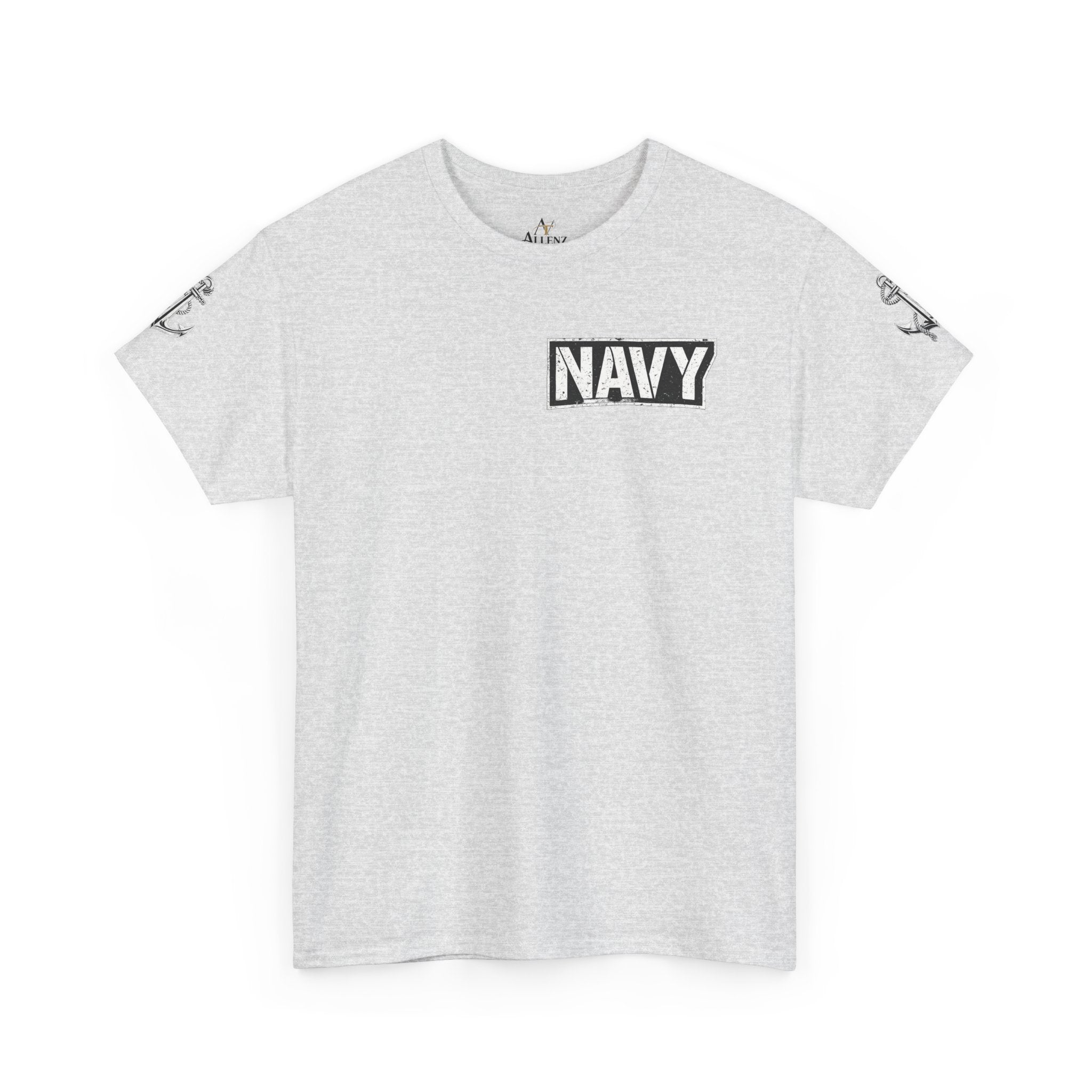 Unisex Heavy Cotton Tee⚓ “I’m A Grumpy Old Navy Veteran” Funny Veteran Shirt ⚓