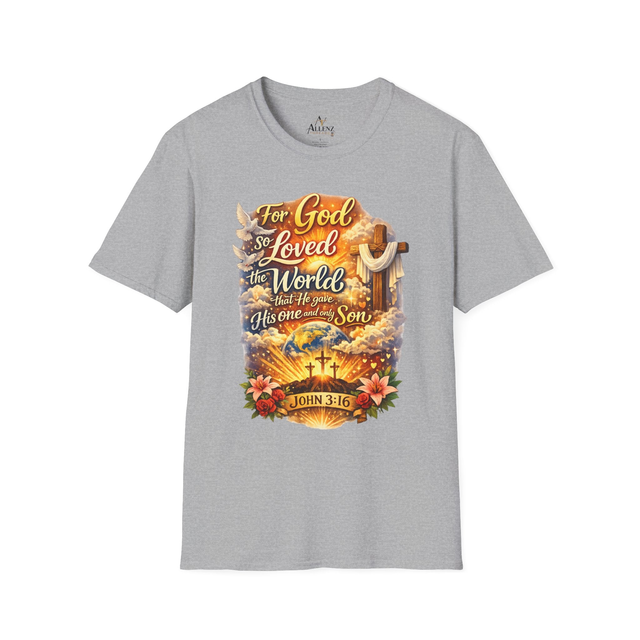 For God So Loved The World Unisex Softstyle T-Shirt