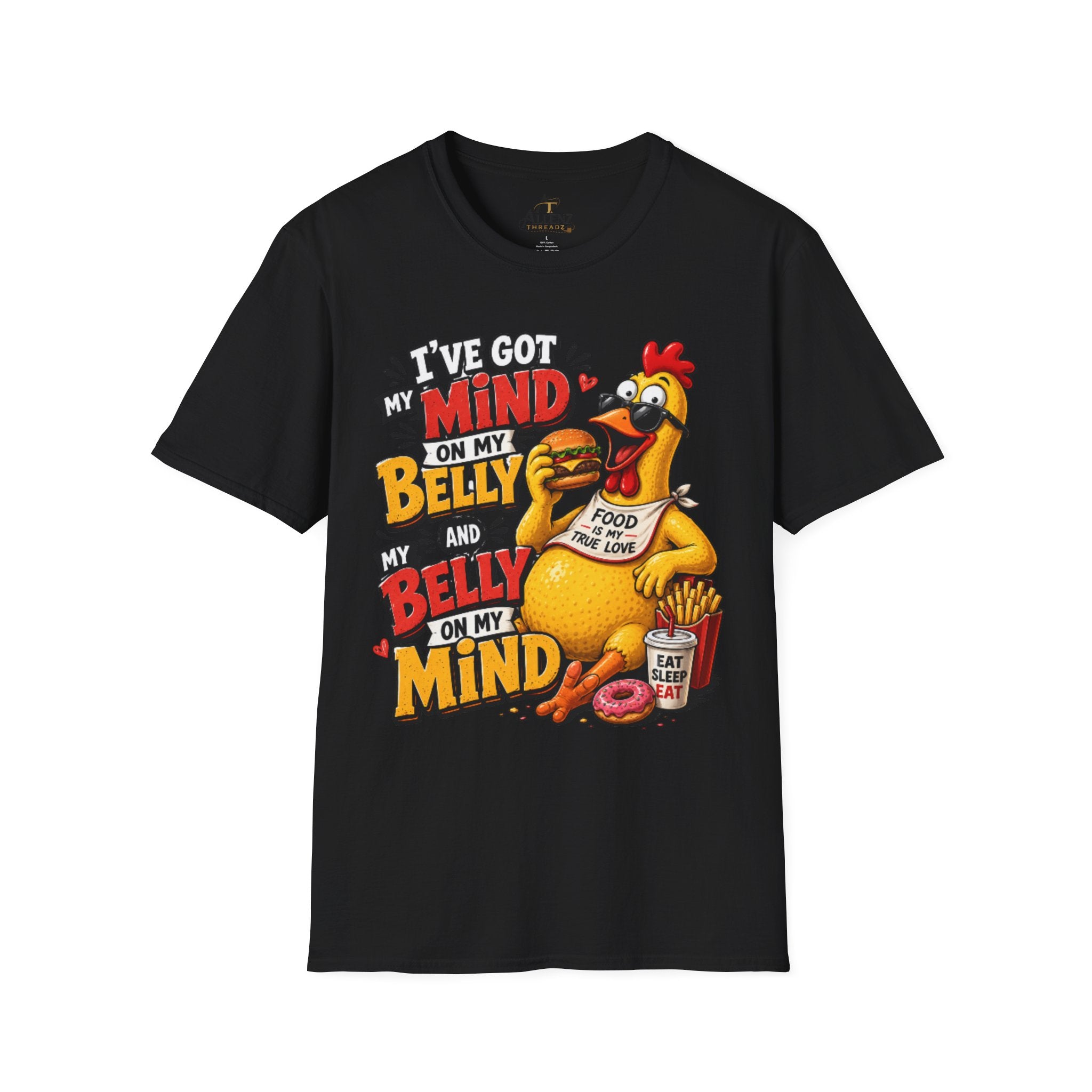 I've Got my Mind on My Belly Unisex Softstyle T-Shirt