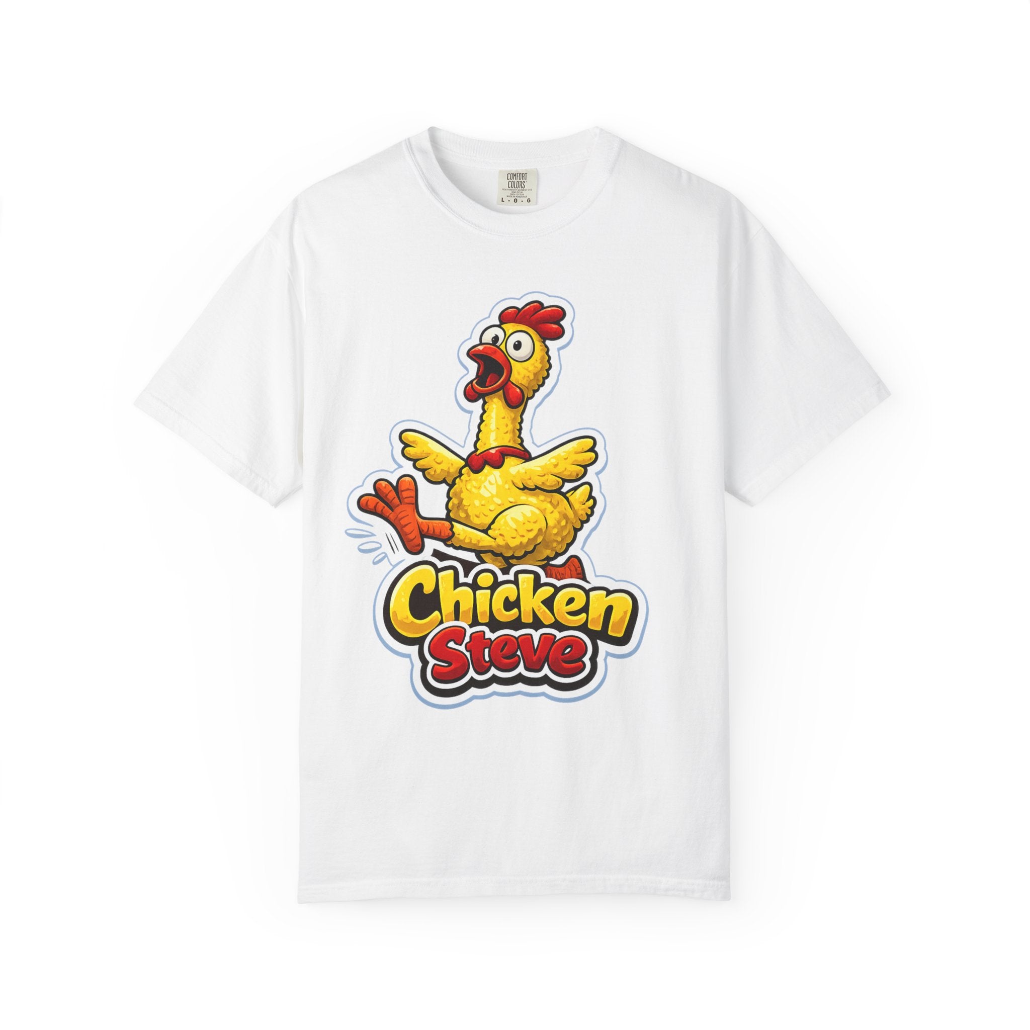 Chicken Steve T-Shirt — Funny Cartoon Chicken Graphic Tee