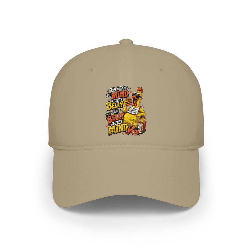 Low Profile Baseball Cap /Chicken Steve fat boy