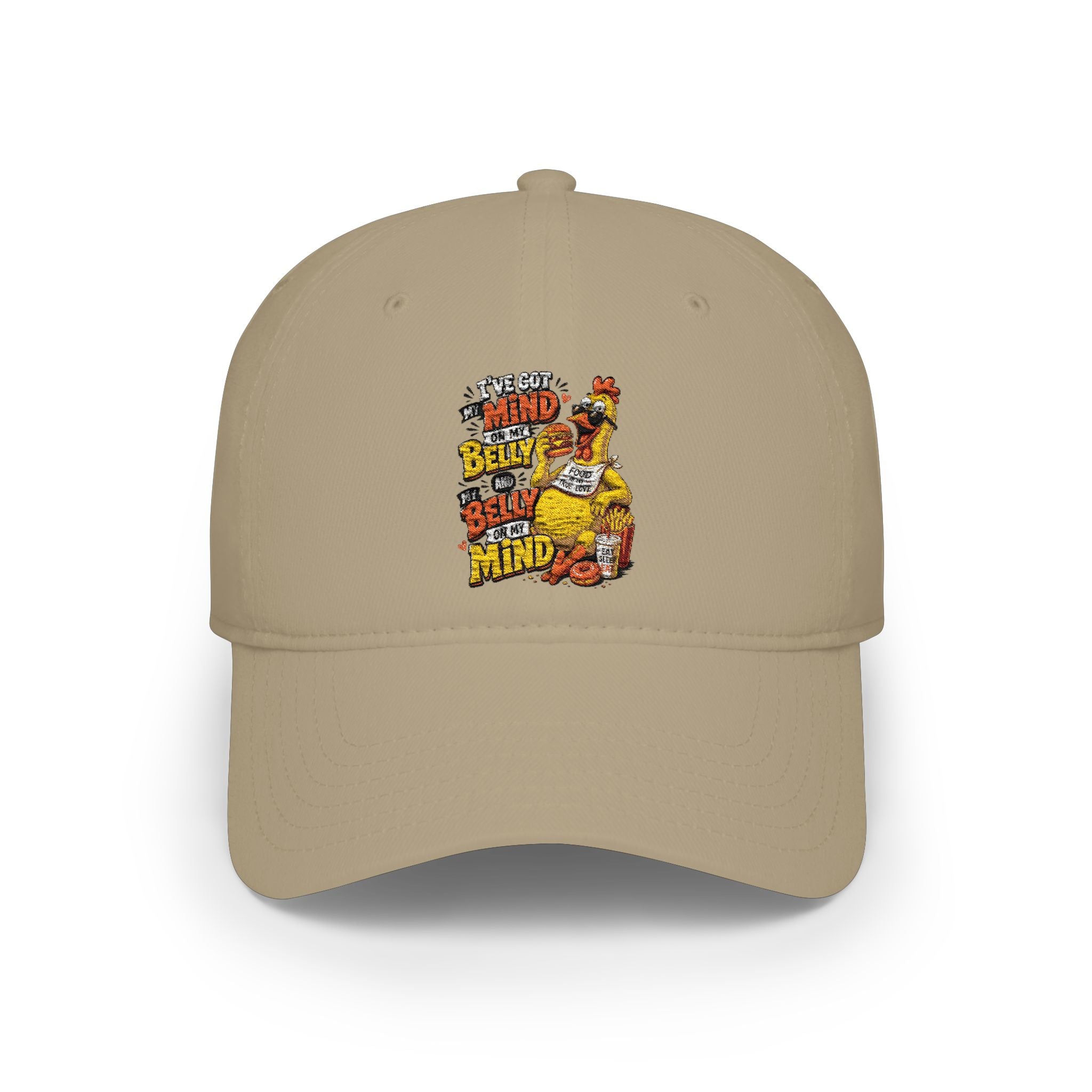 Low Profile Baseball Cap /Chicken Steve fat boy