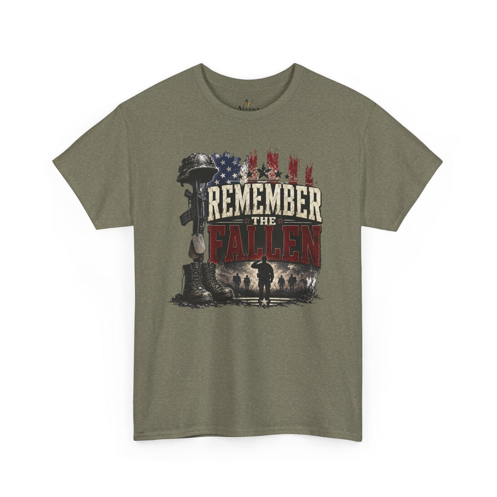 Unisex Heavy Cotton Tee   Military remember the Fallen