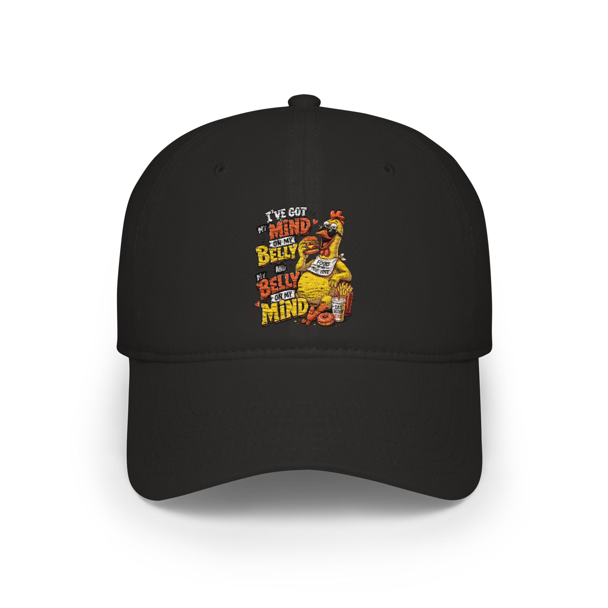Low Profile Baseball Cap /Chicken Steve fat boy