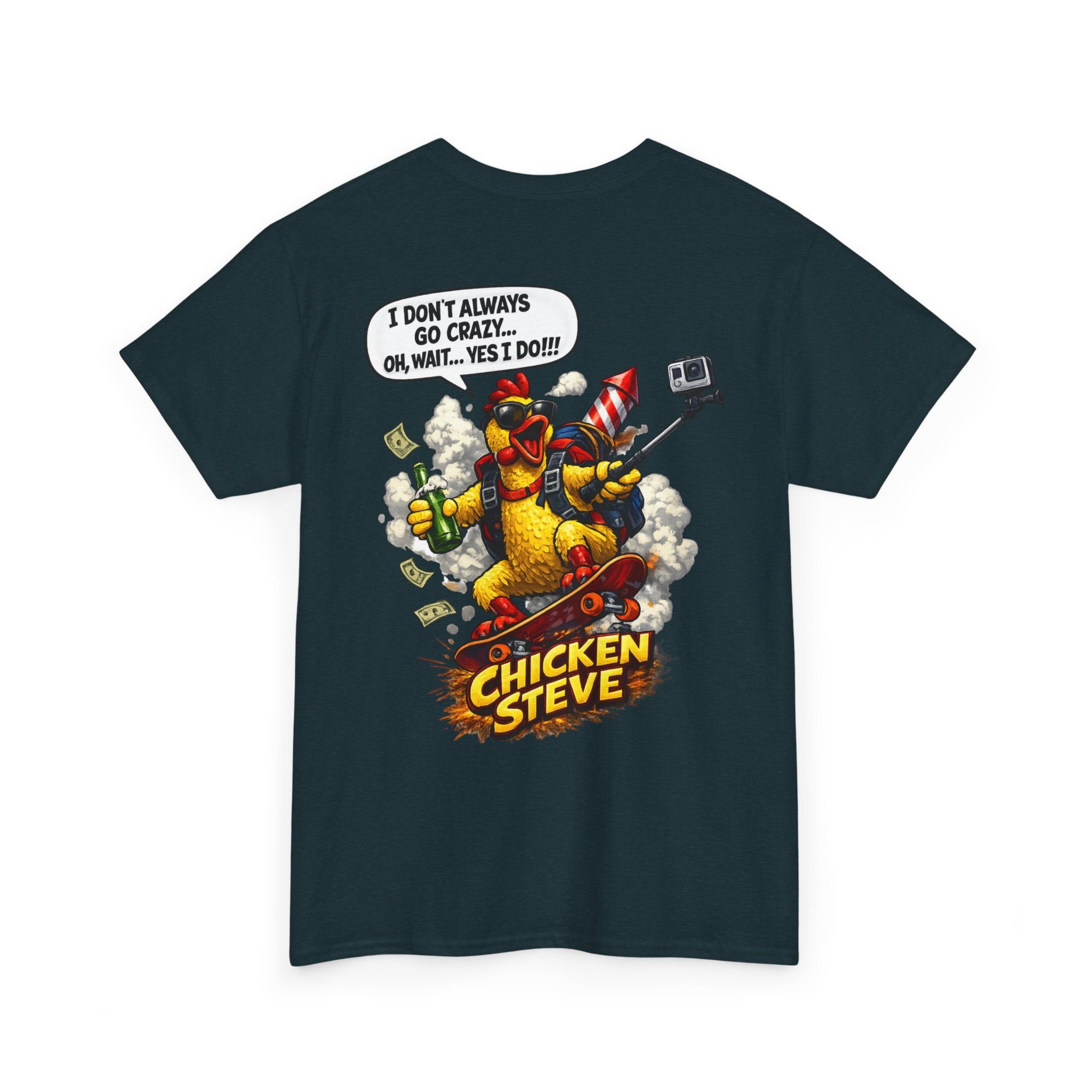 Unisex Heavy Cotton Tee    Chicken Steve's Adventures