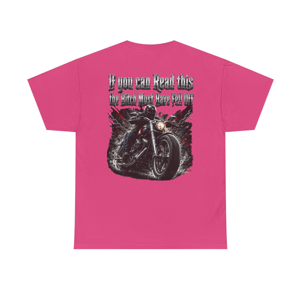 I you can Read This Biker Shirt Unisex Heavy Cotton Tee