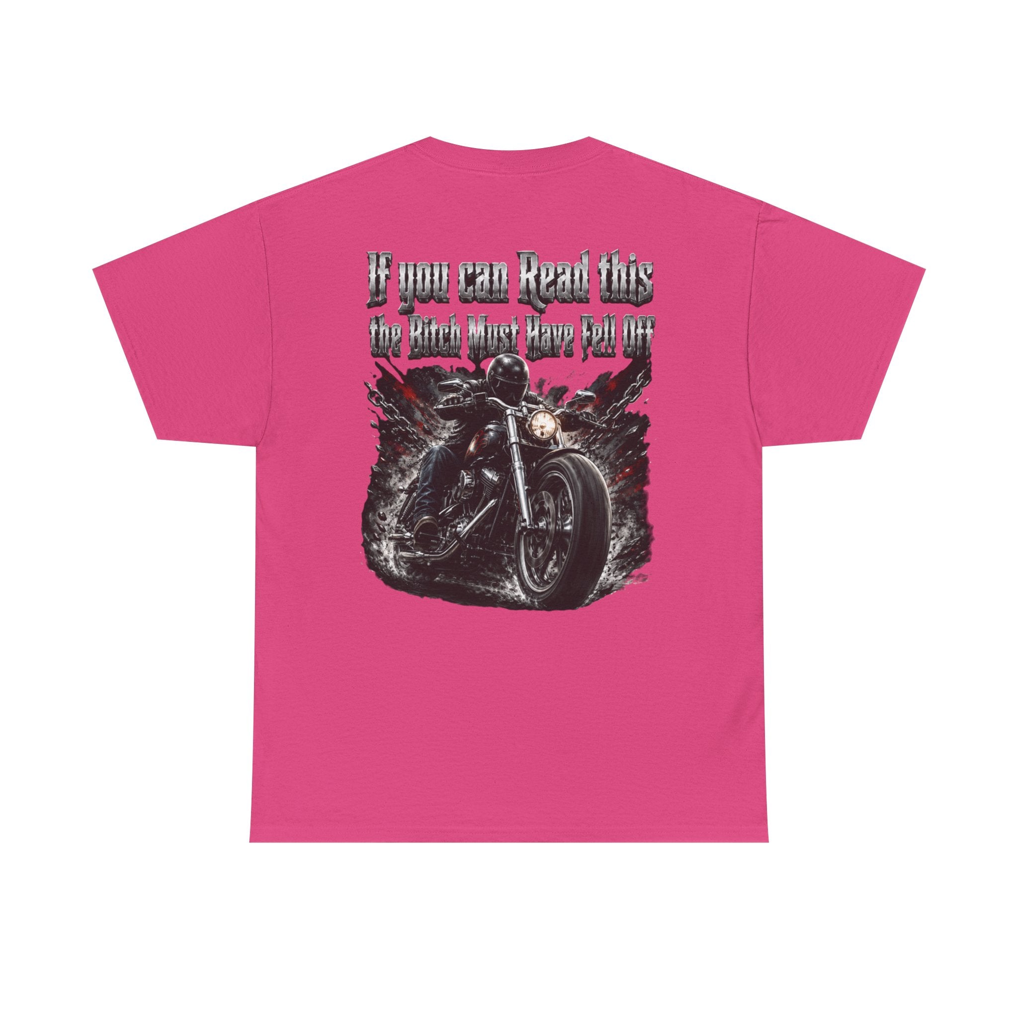I you can Read This Biker Shirt Unisex Heavy Cotton Tee