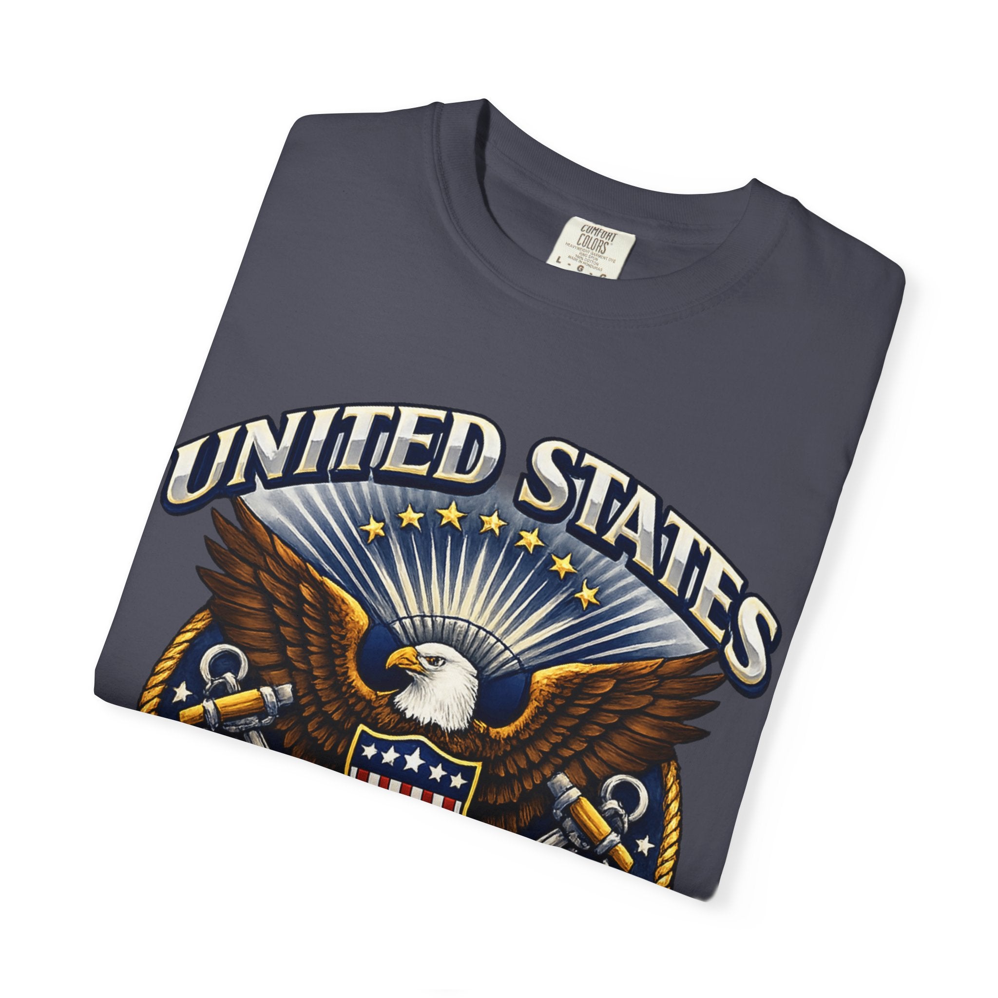 United States Navy Eagle Graphic T-Shirt — Honor Courage Commitment