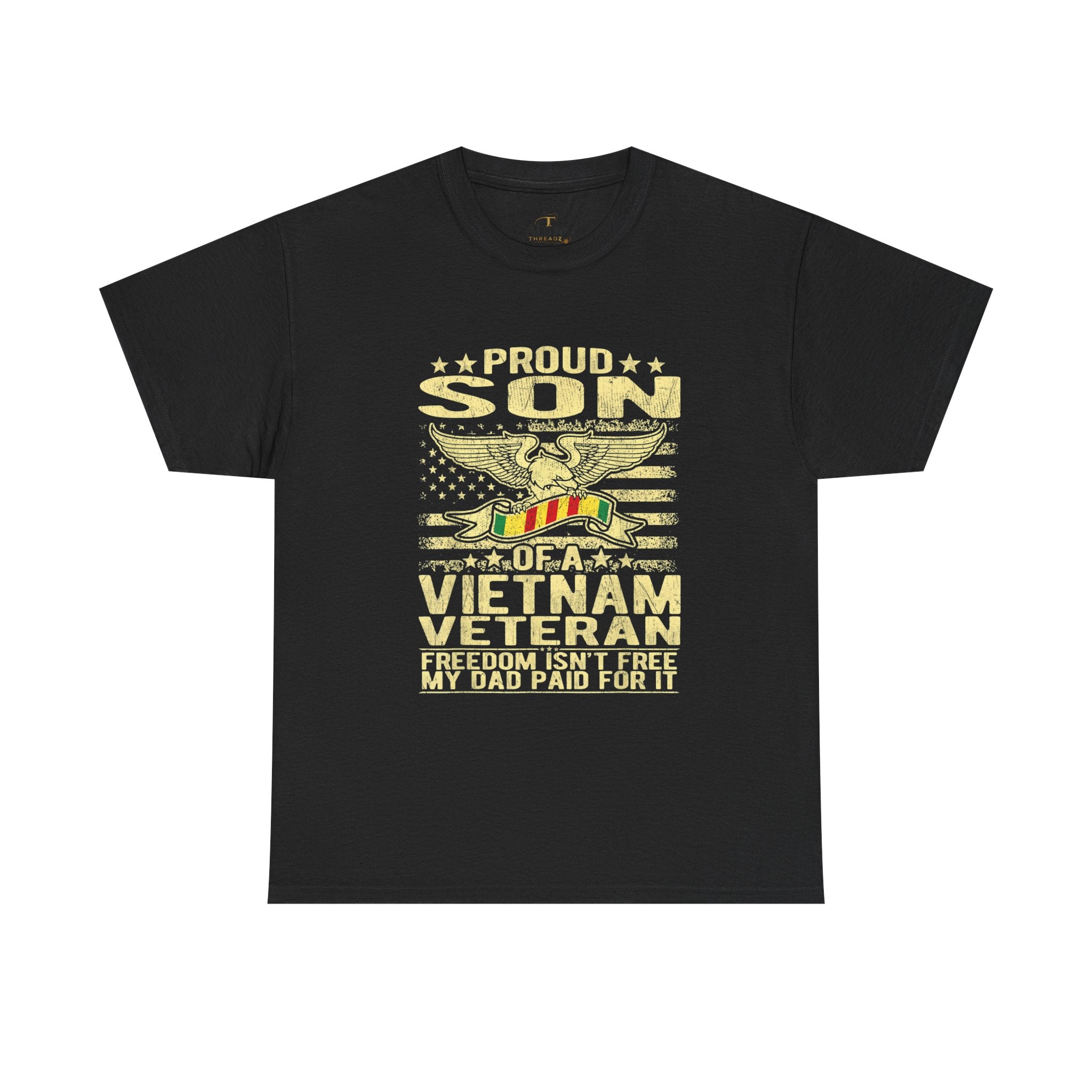 Unisex Heavy Cotton Tee  Proud Son of a Vietnam Veteran