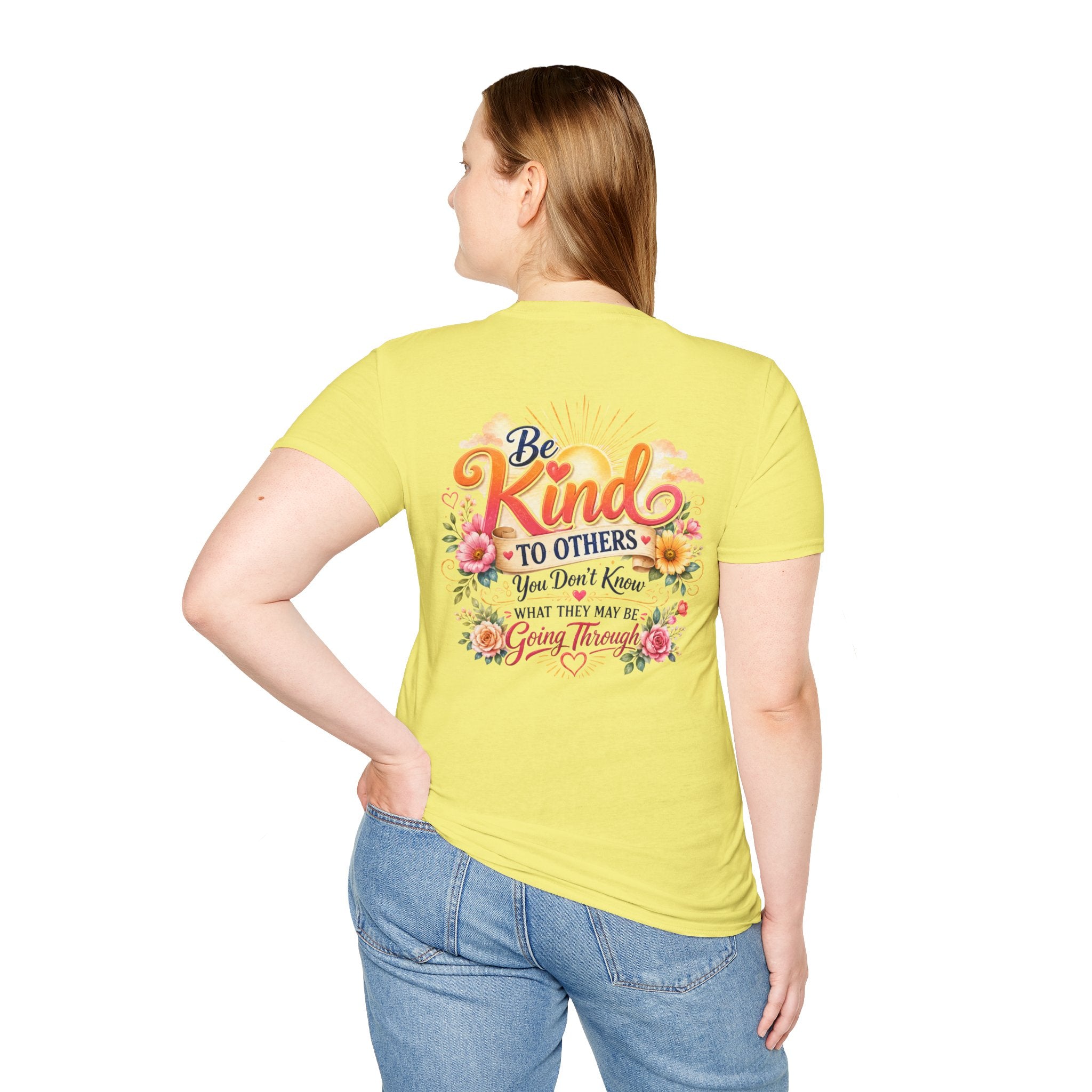 Be Kind Inspirational Unisex Softstyle T-Shirt