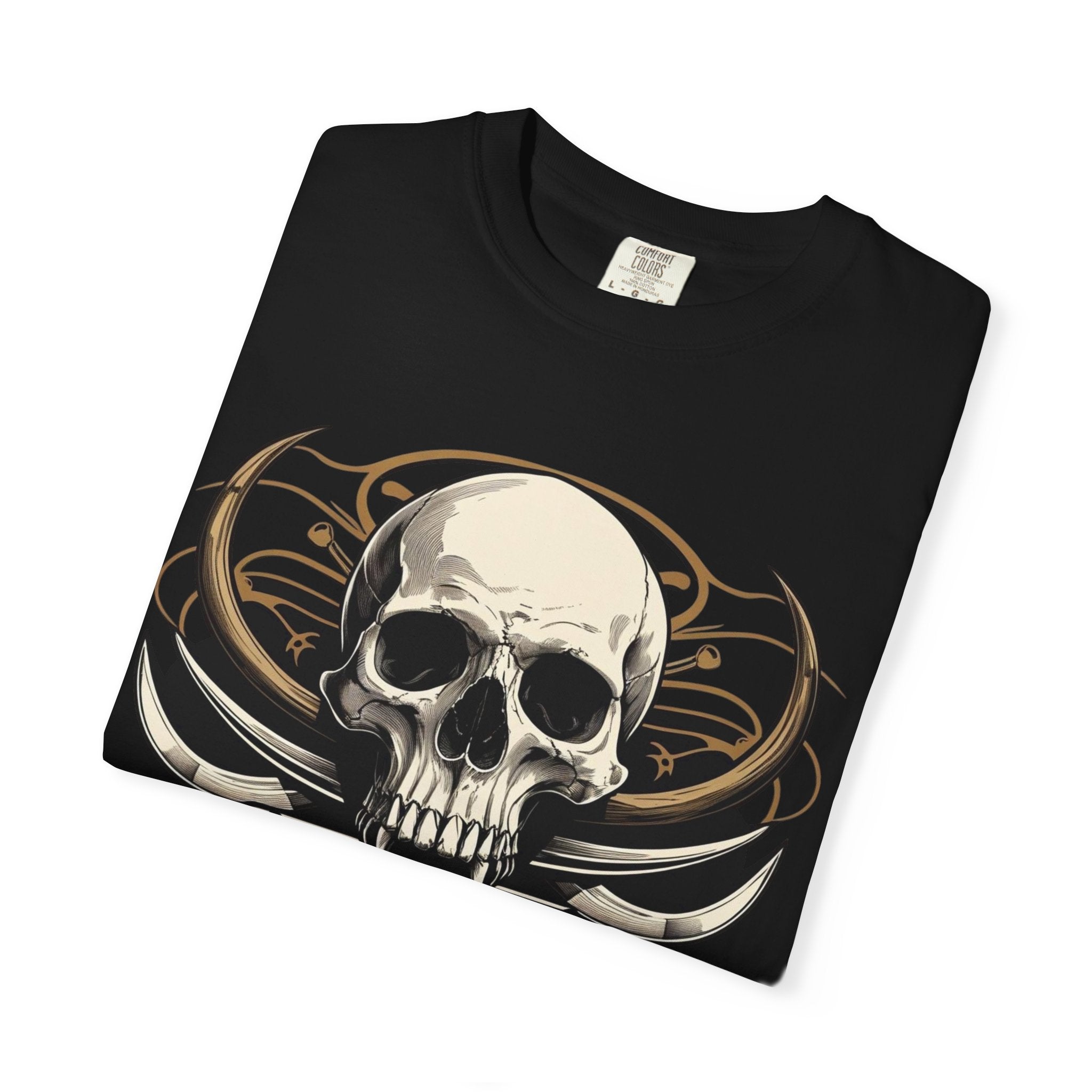 Skull Logo T-Shirt — "Allen Cutlery" Retro Gothic Tee