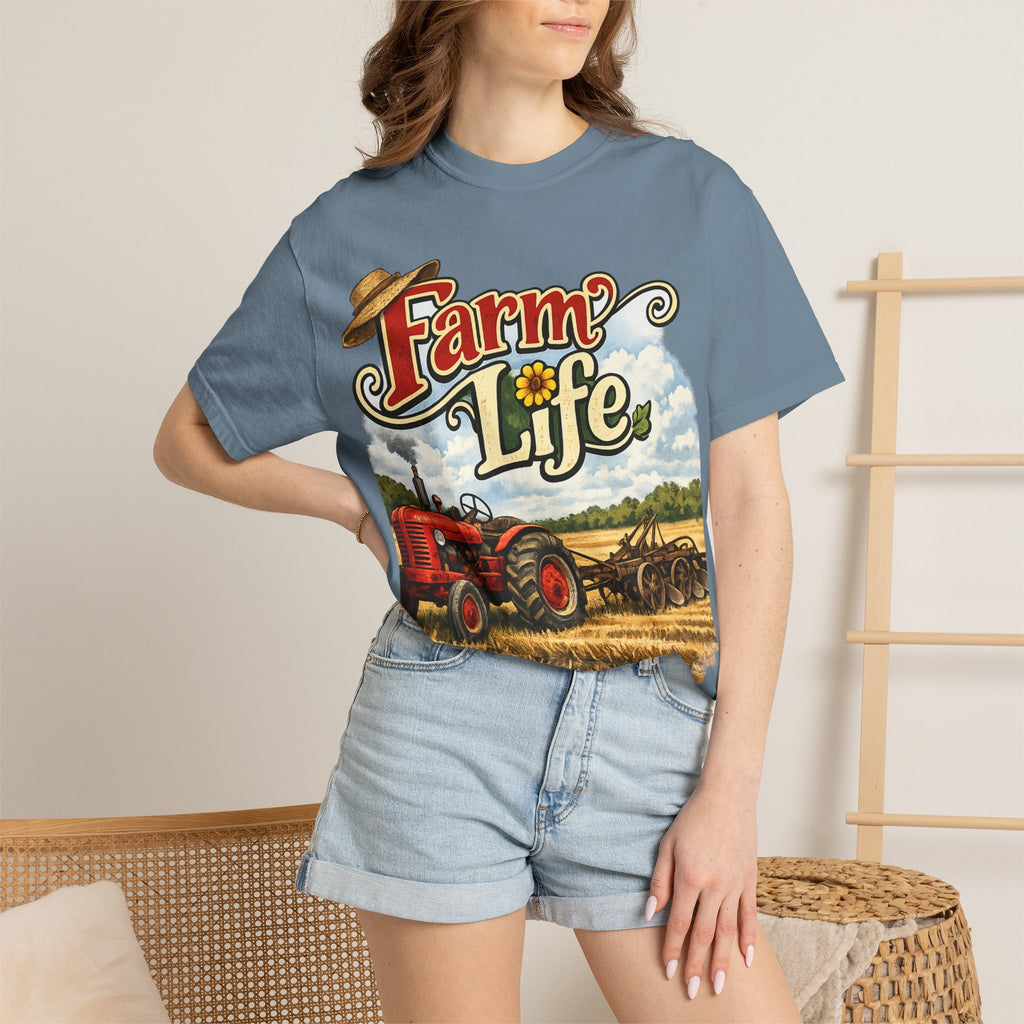Farm Life T-Shirt — Vintage Tractor Country Graphic Tee