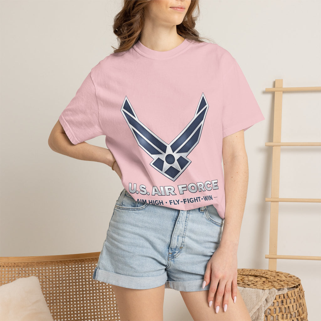 U.S. Air Force Logo T-Shirt — Aim High • Fly Fight Win