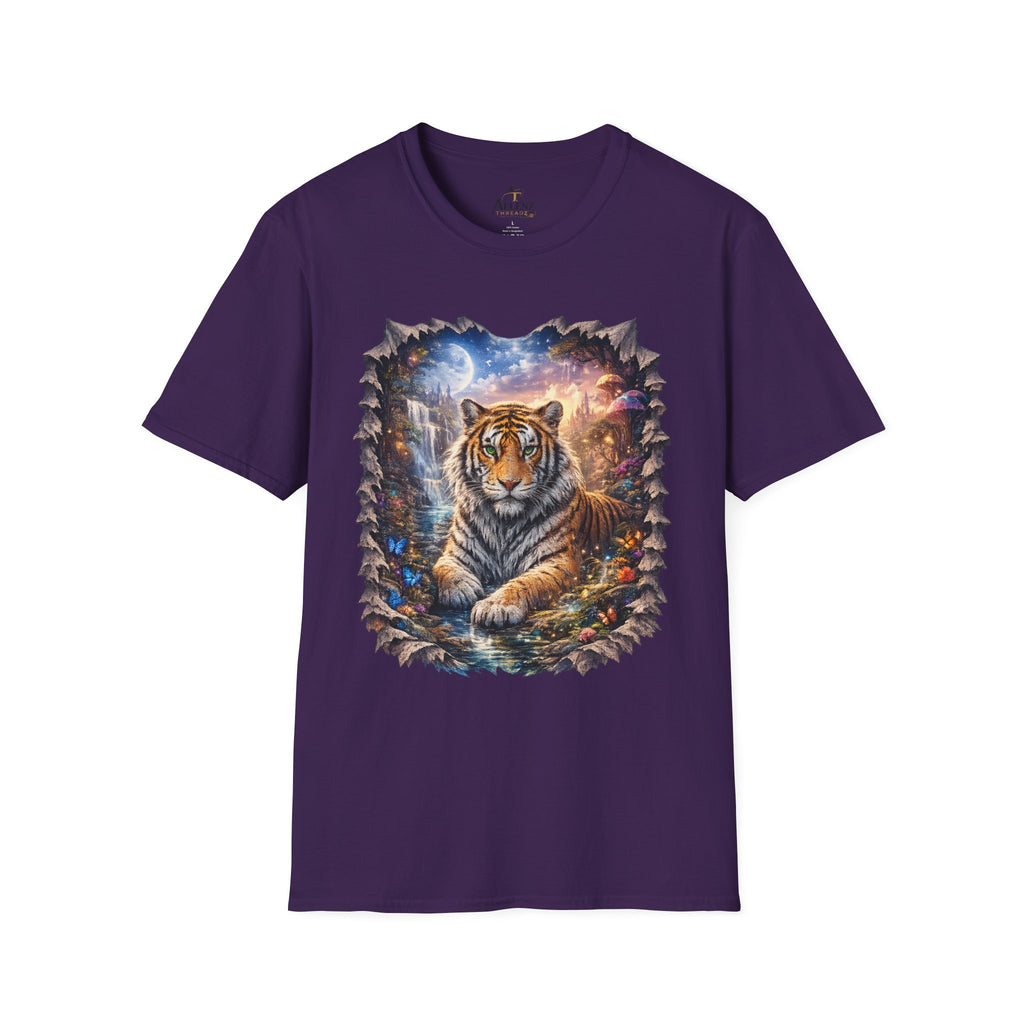 Unisex Softstyle T-Shirt -Fantasy Bengal tiger