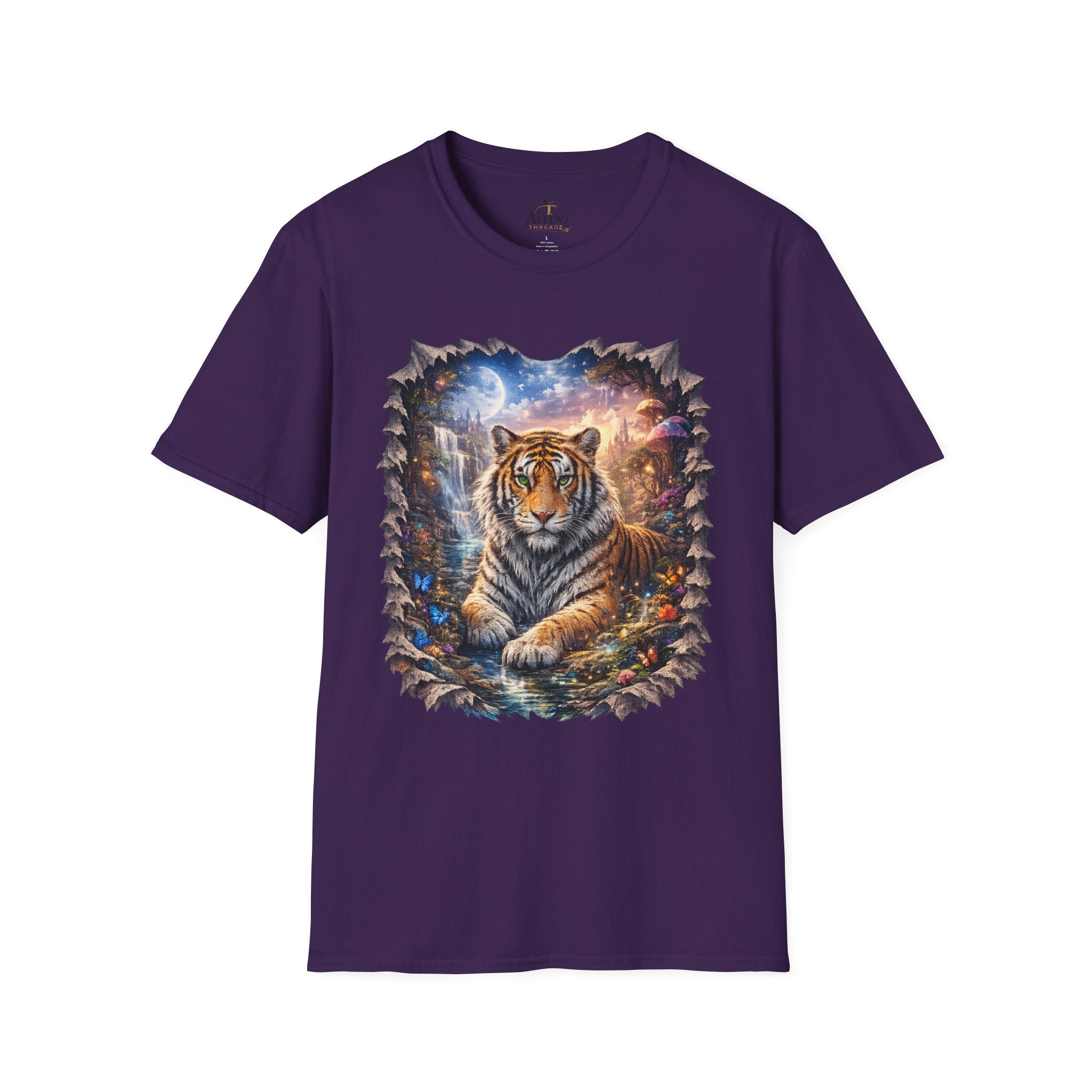 Unisex Softstyle T-Shirt -Fantasy Bengal tiger