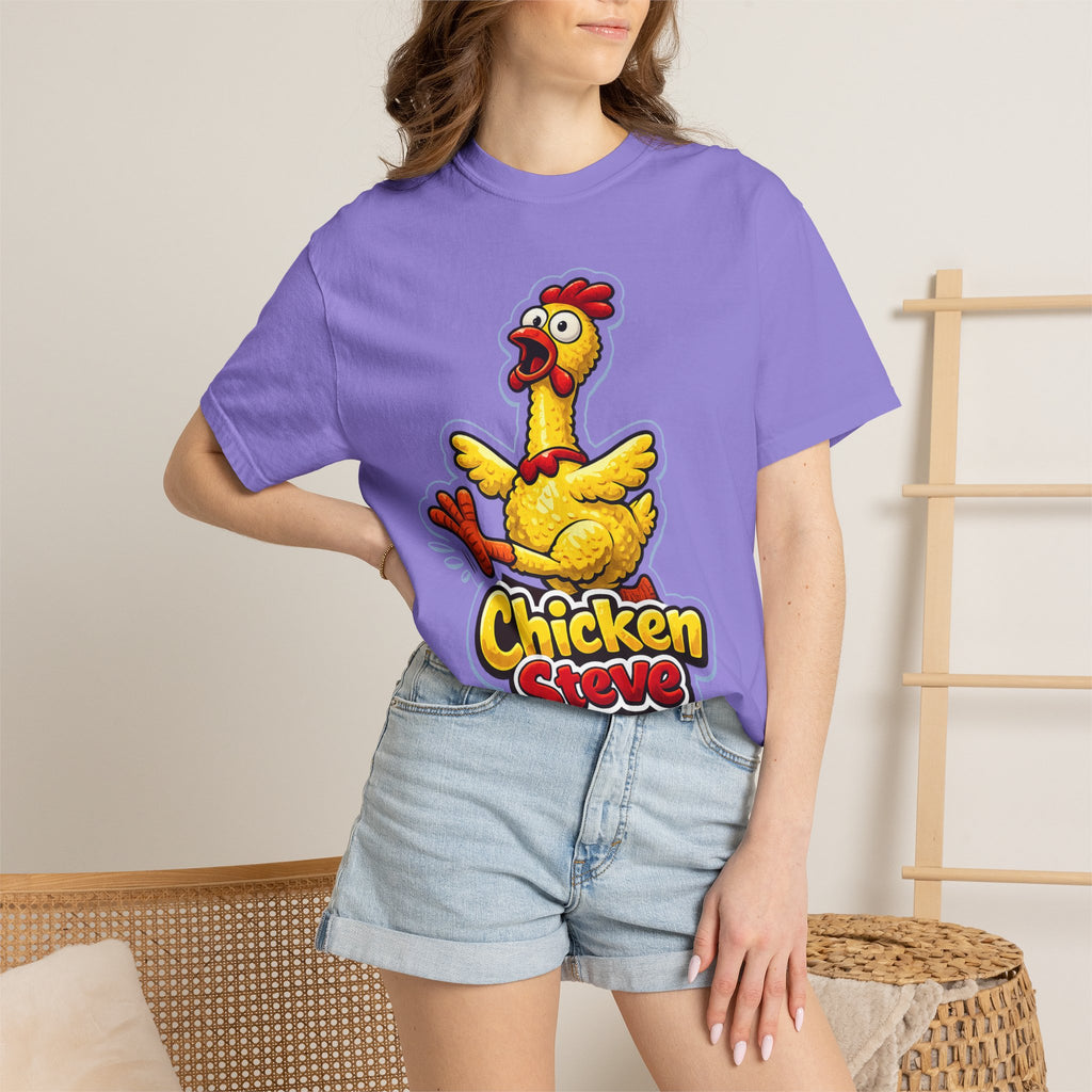 Chicken Steve T-Shirt — Funny Cartoon Chicken Graphic Tee