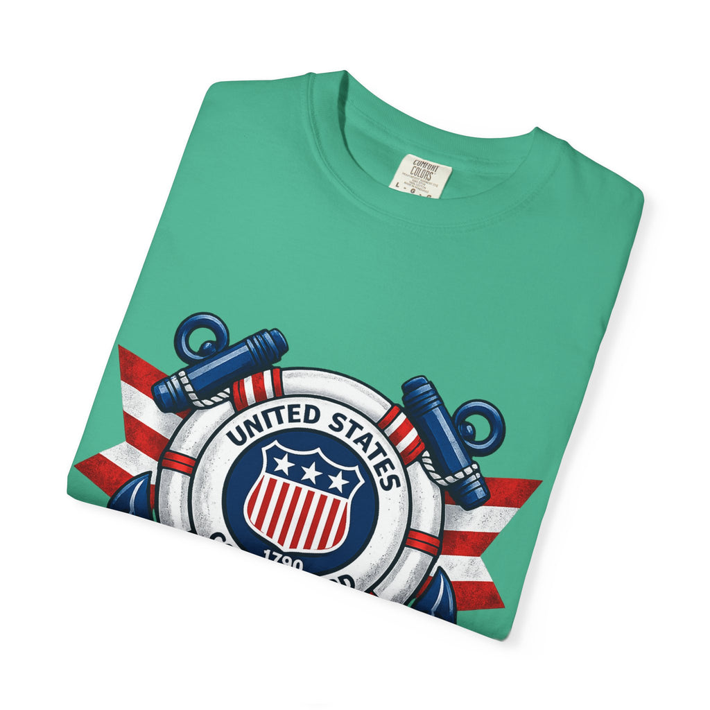 US Coast Guard “Semper Paratus” Emblem T-Shirt — Always Ready Patriotic Tee