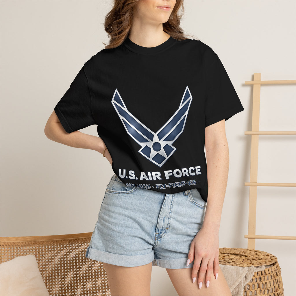 U.S. Air Force Logo T-Shirt — Aim High • Fly Fight Win