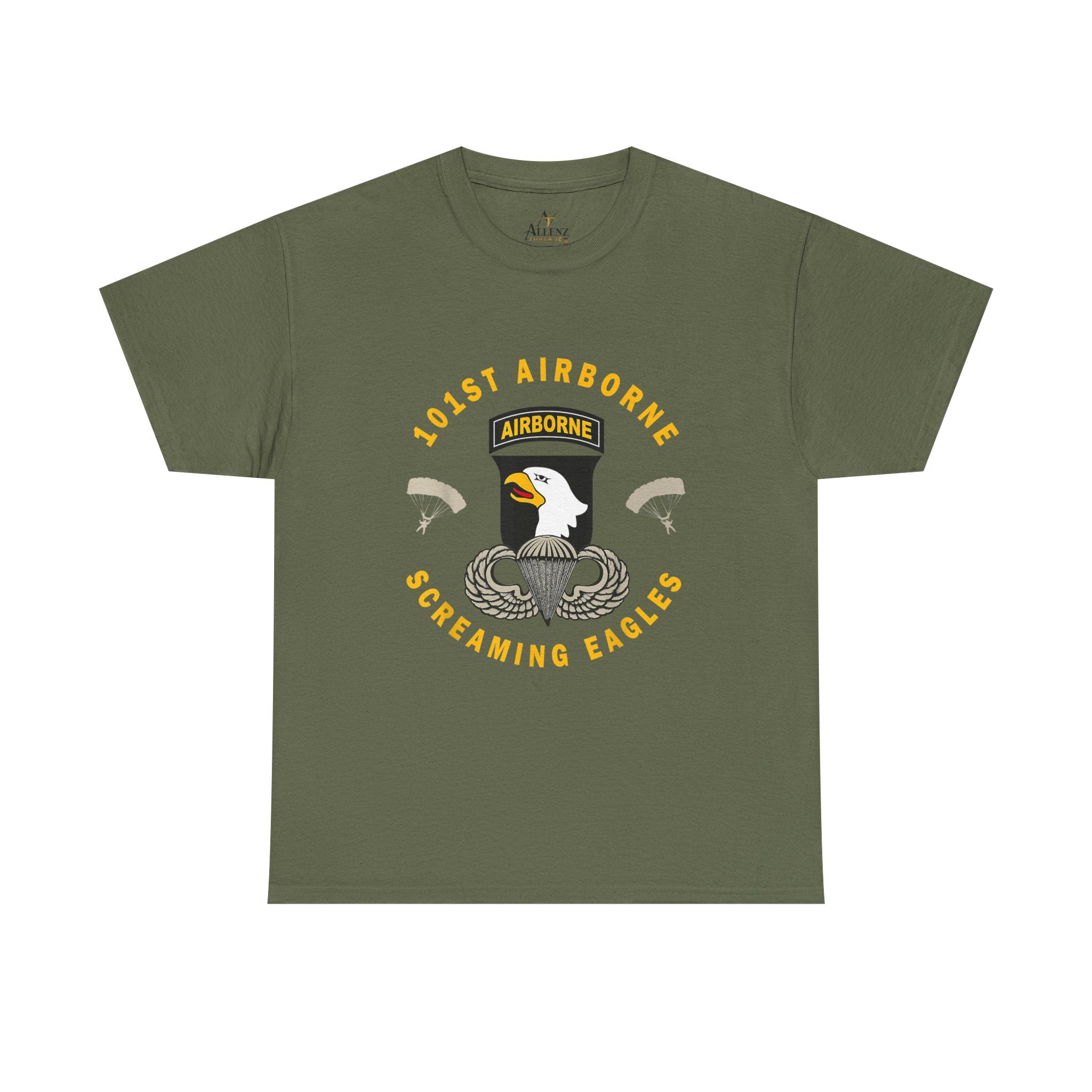 Unisex Heavy Cotton Tee 🦅 101st Airborne “Screaming Eagles” Veteran