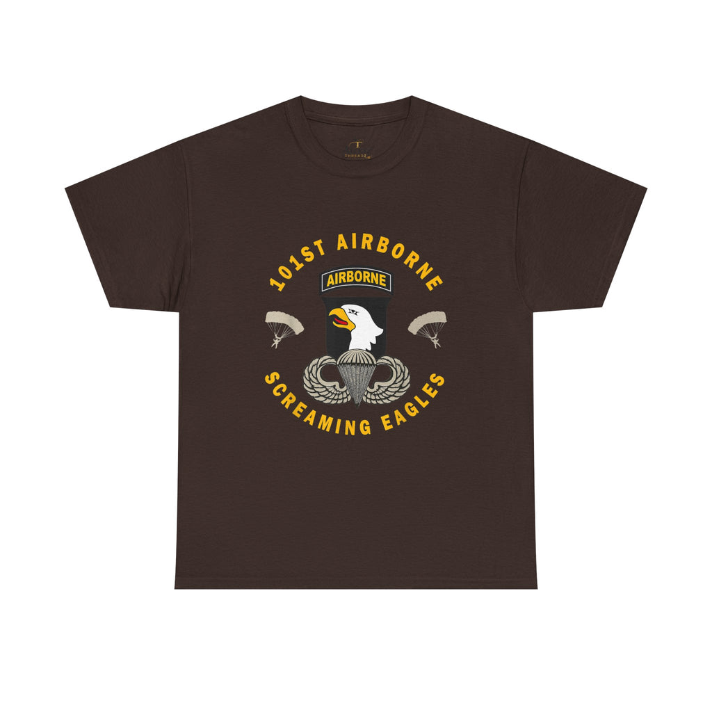 Unisex Heavy Cotton Tee 🦅 101st Airborne “Screaming Eagles” Veteran