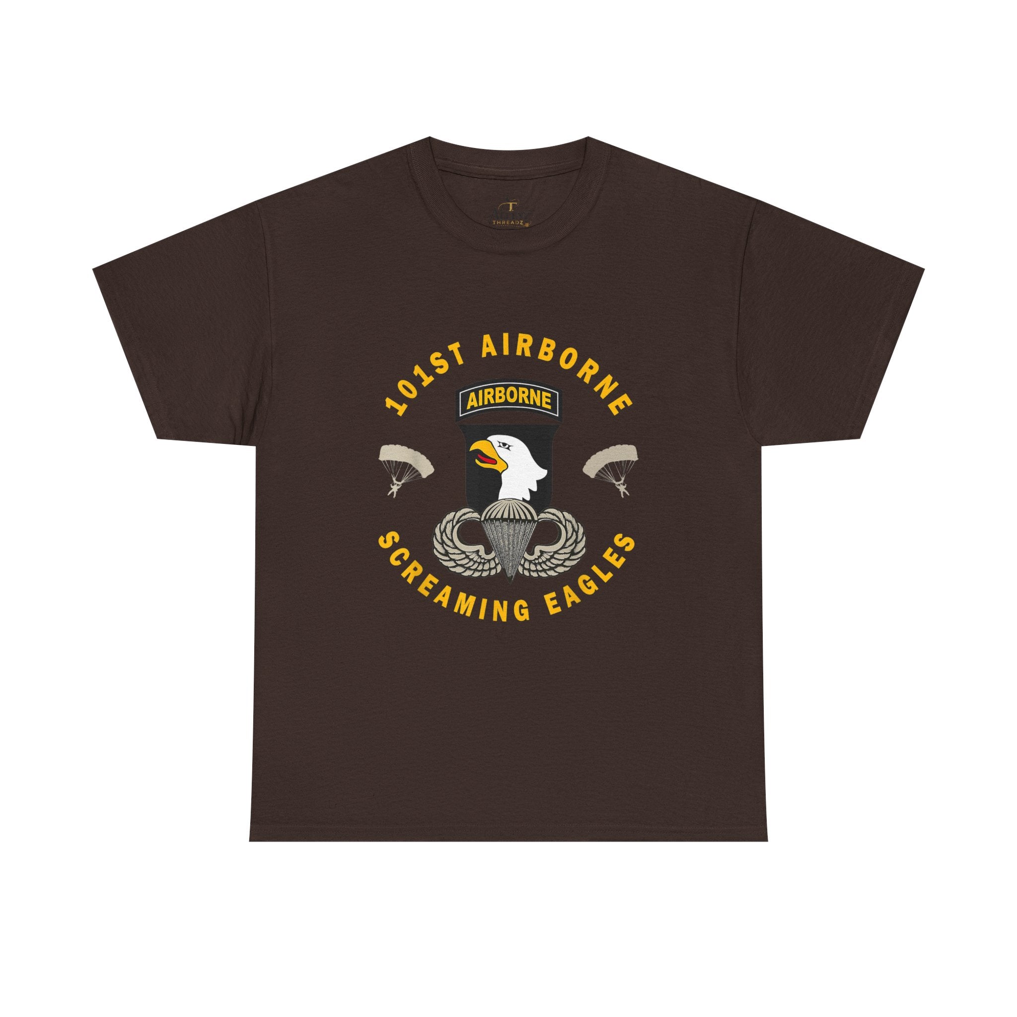 Unisex Heavy Cotton Tee 🦅 101st Airborne “Screaming Eagles” Veteran