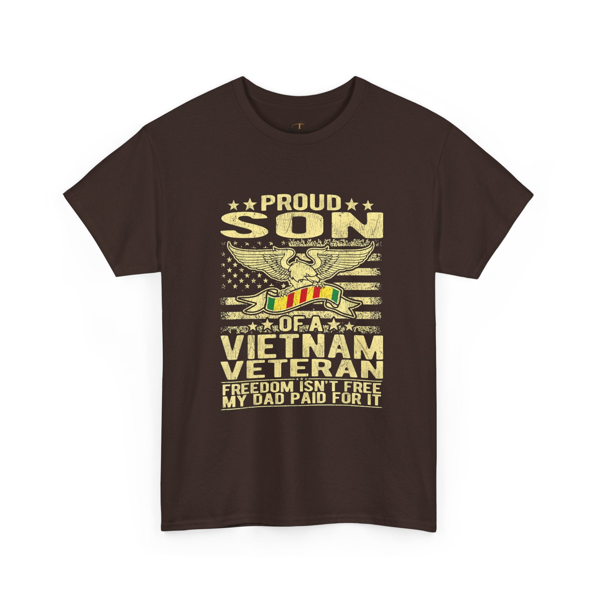 Unisex Heavy Cotton Tee  Proud Son of a Vietnam Veteran