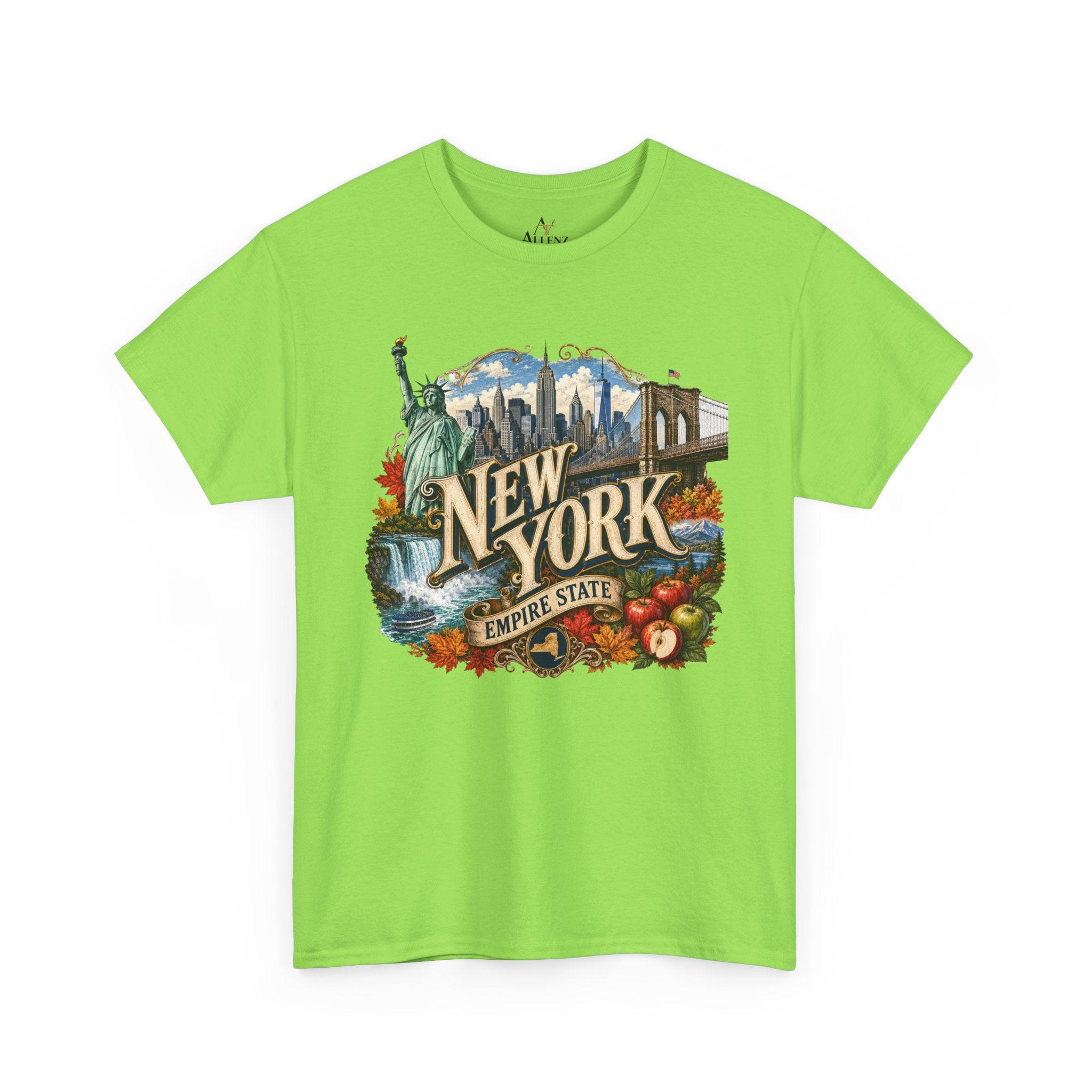 Unisex Heavy Cotton Tee🗽 New York – Empire State Energy and Natural Wonder 🍎🌆