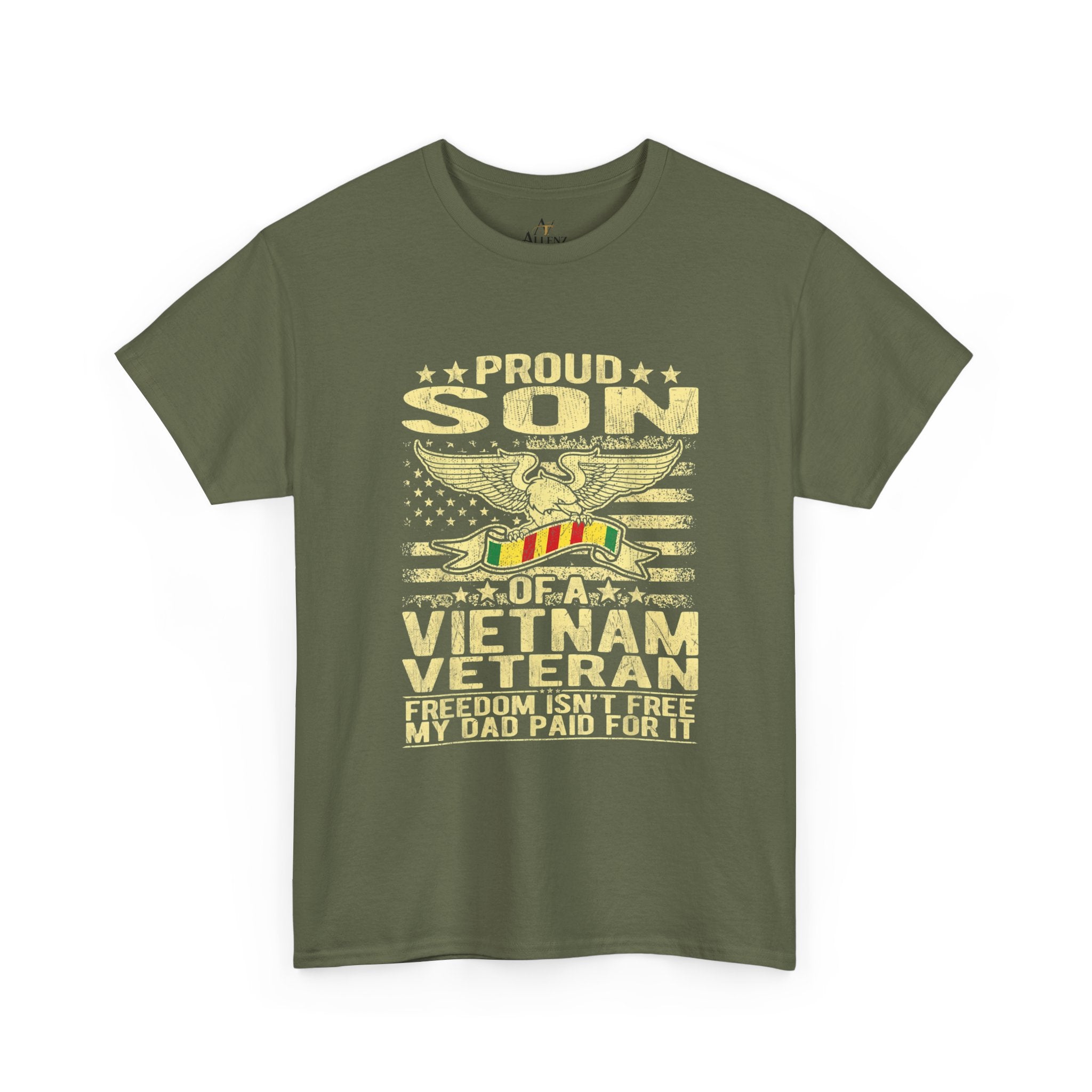 Unisex Heavy Cotton Tee  Proud Son of a Vietnam Veteran