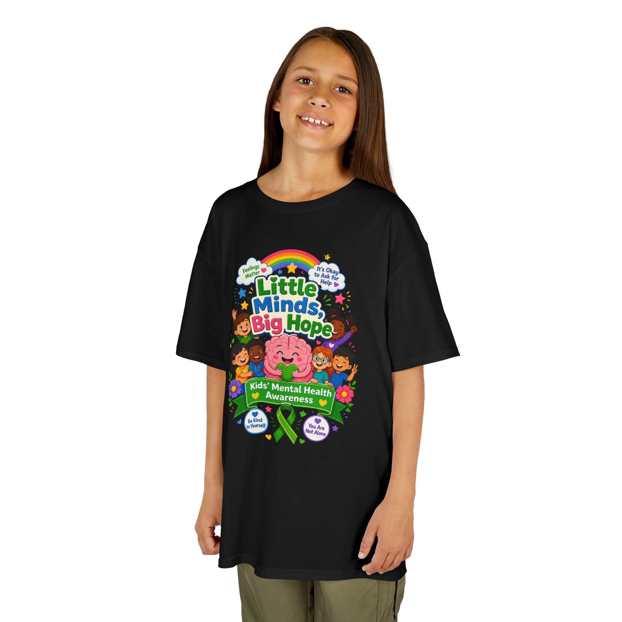 Little Minds Mental Health Kids Heavy Cotton™ Tee