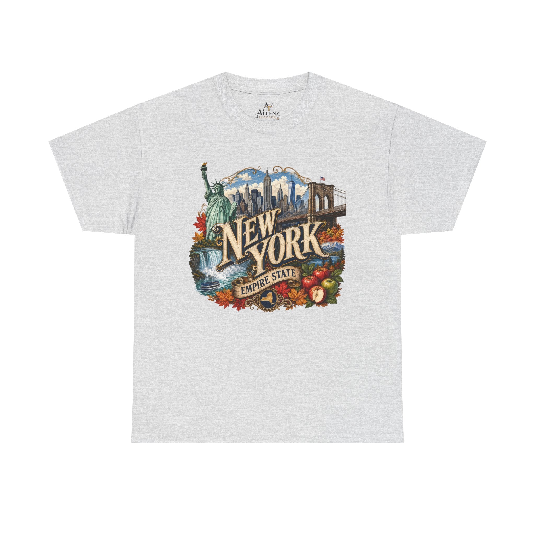 Unisex Heavy Cotton Tee🗽 New York – Empire State Energy and Natural Wonder 🍎🌆